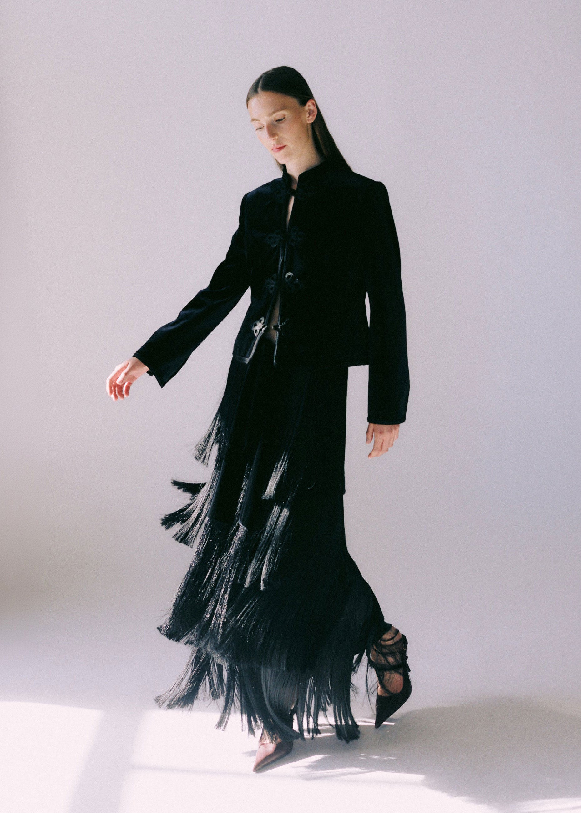 DAY Birger et Mikkelsen DAYRingo Modern Fringe Skirt