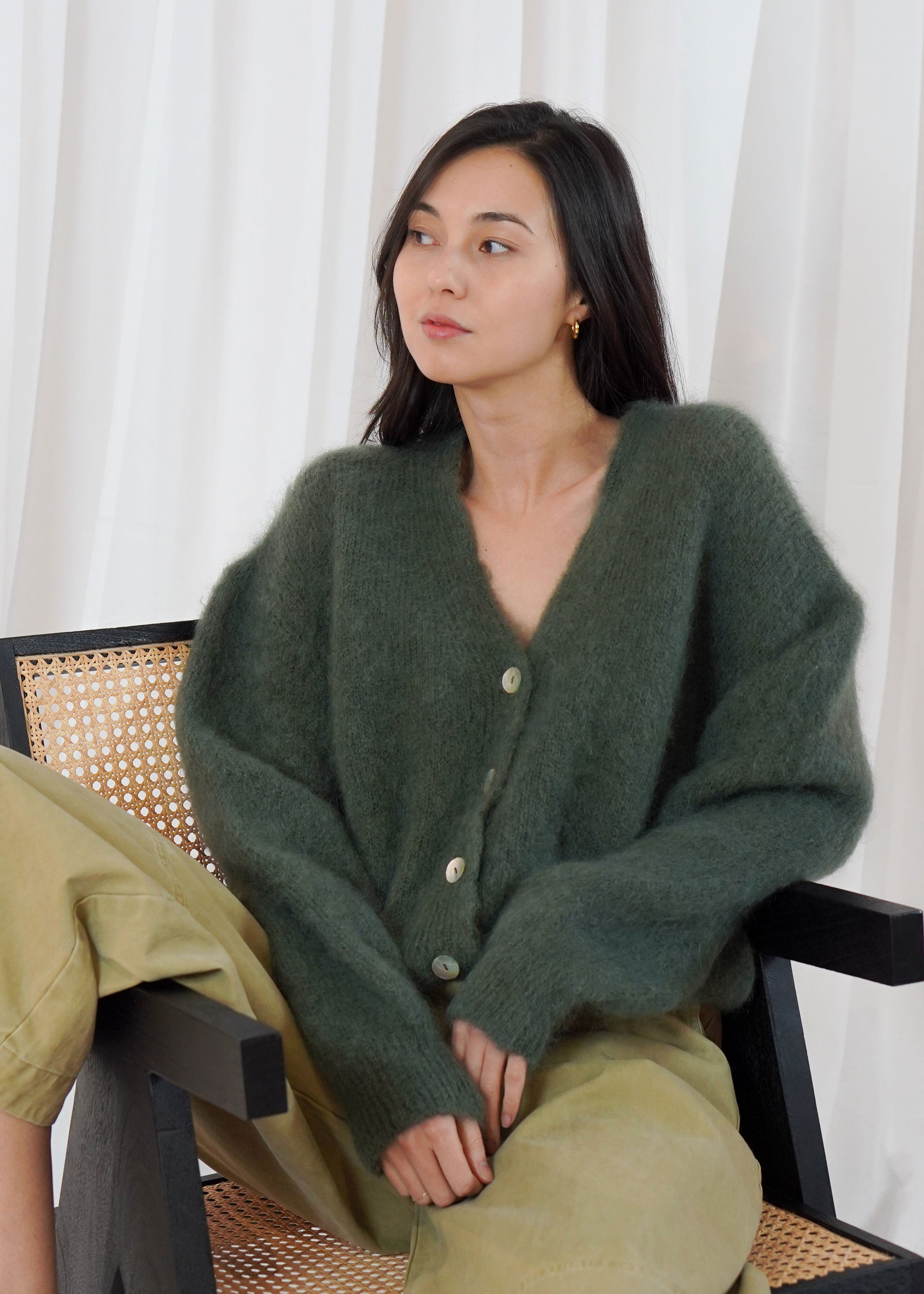 TWNS Malia Cardigan - Military