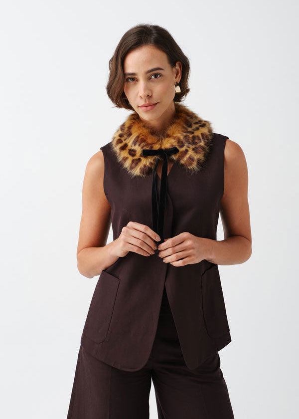 Helen Moore Diana Collar - Leopard