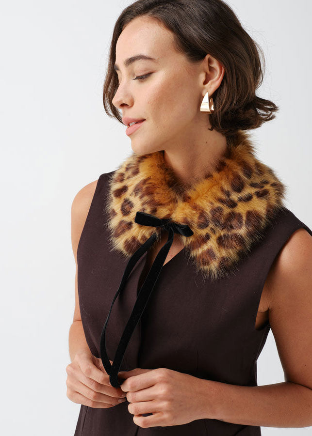 Helen Moore Diana Collar - Leopard
