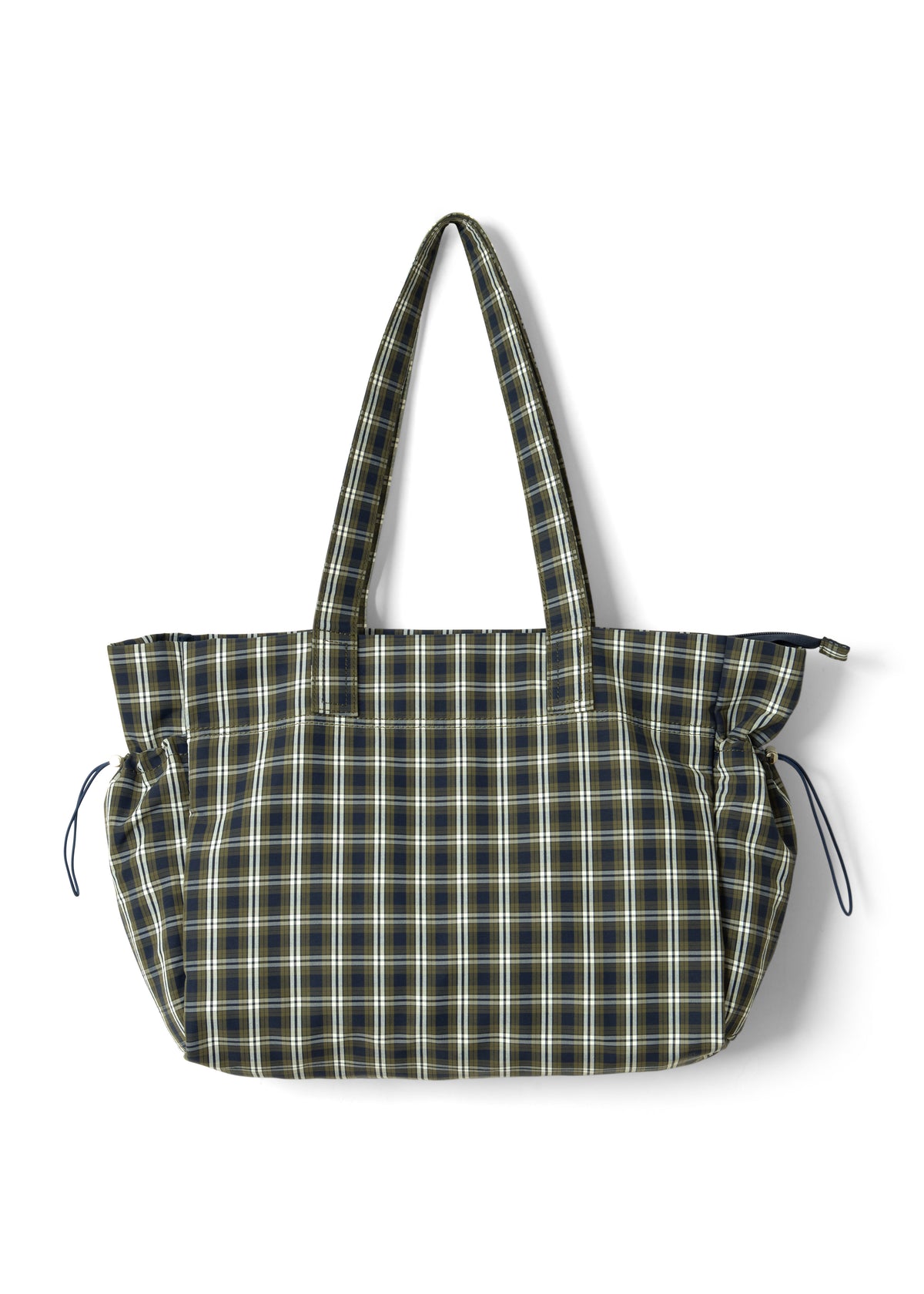 Damson Madder Eliza Bag - Navy Green Check