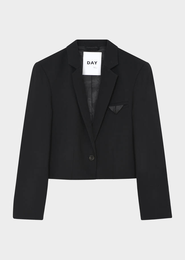 DAY Birger et Mikkelsen Edie Classic Gabardine Blazer - Black