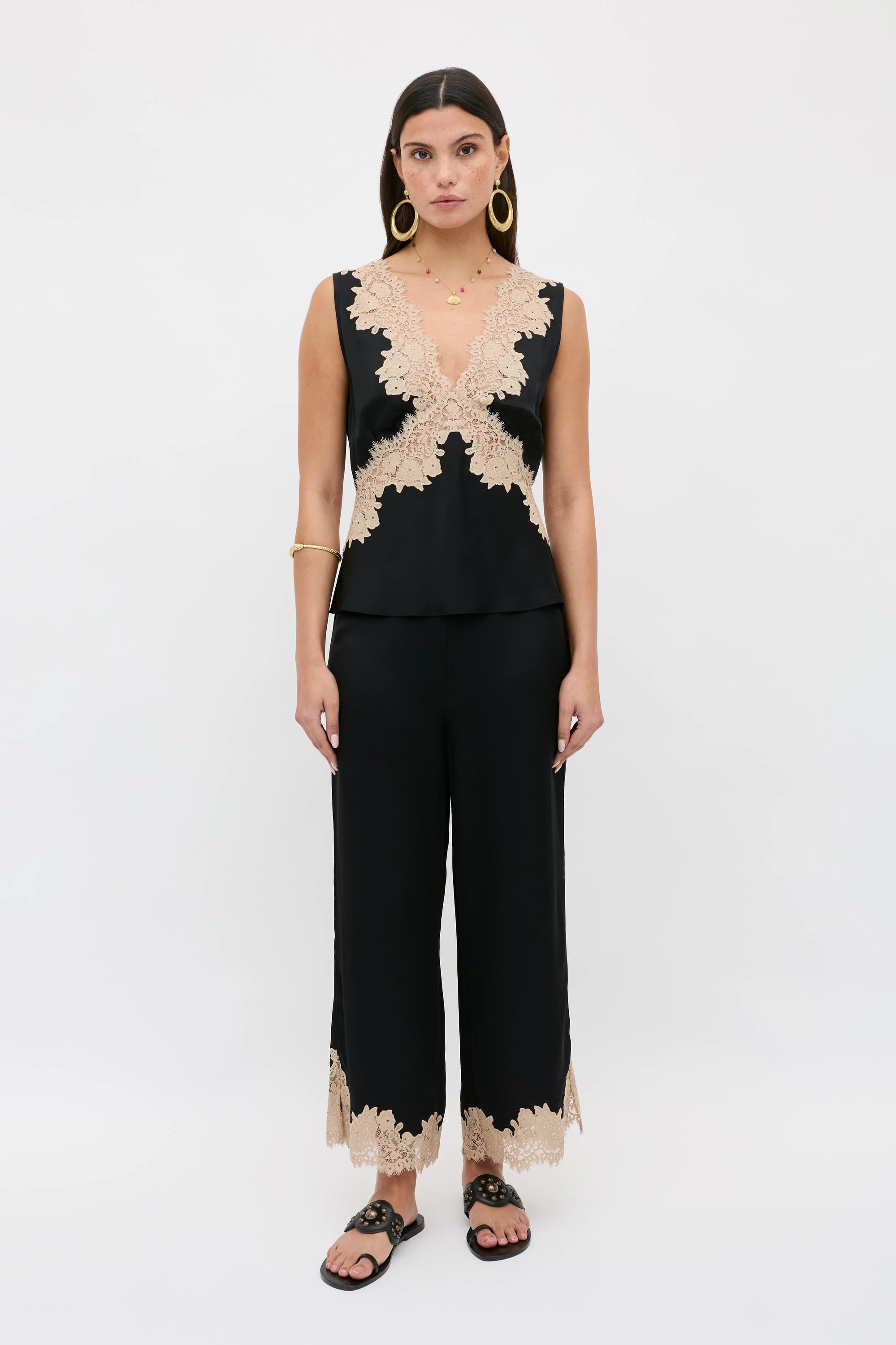 Rixo Marcela Trouser - Black