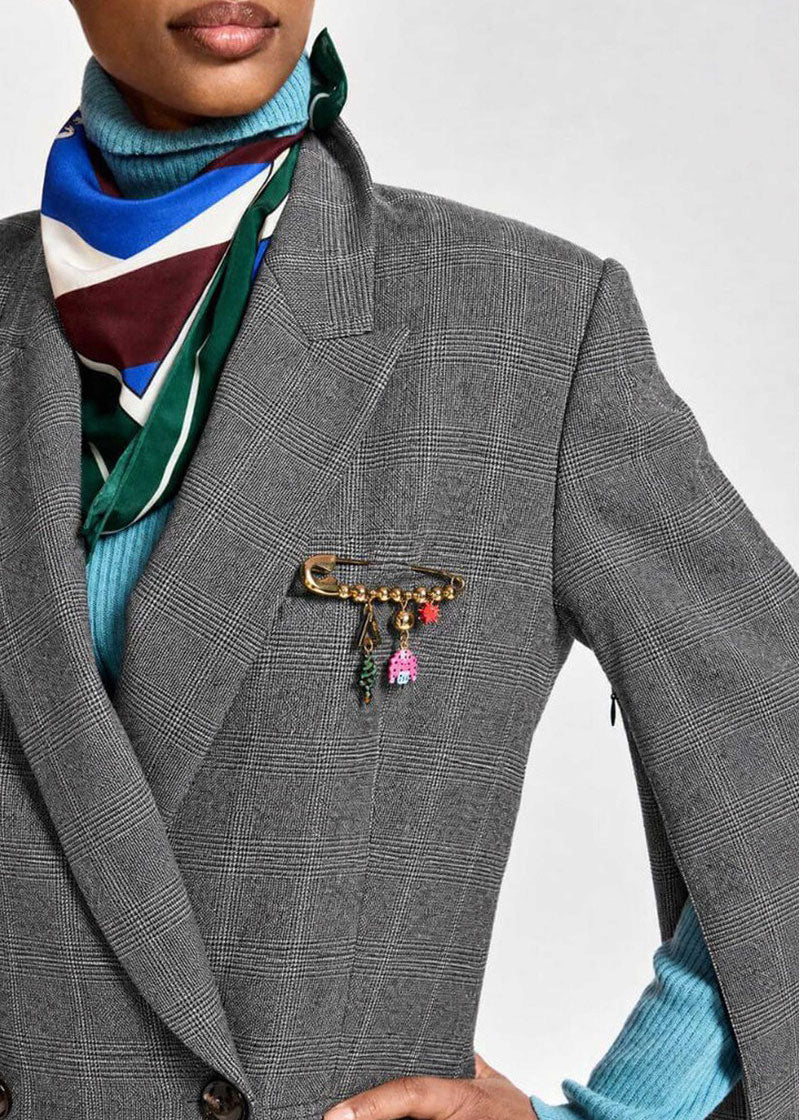 Essentiel Antwerp Kendra Blazer - Steel Pulse