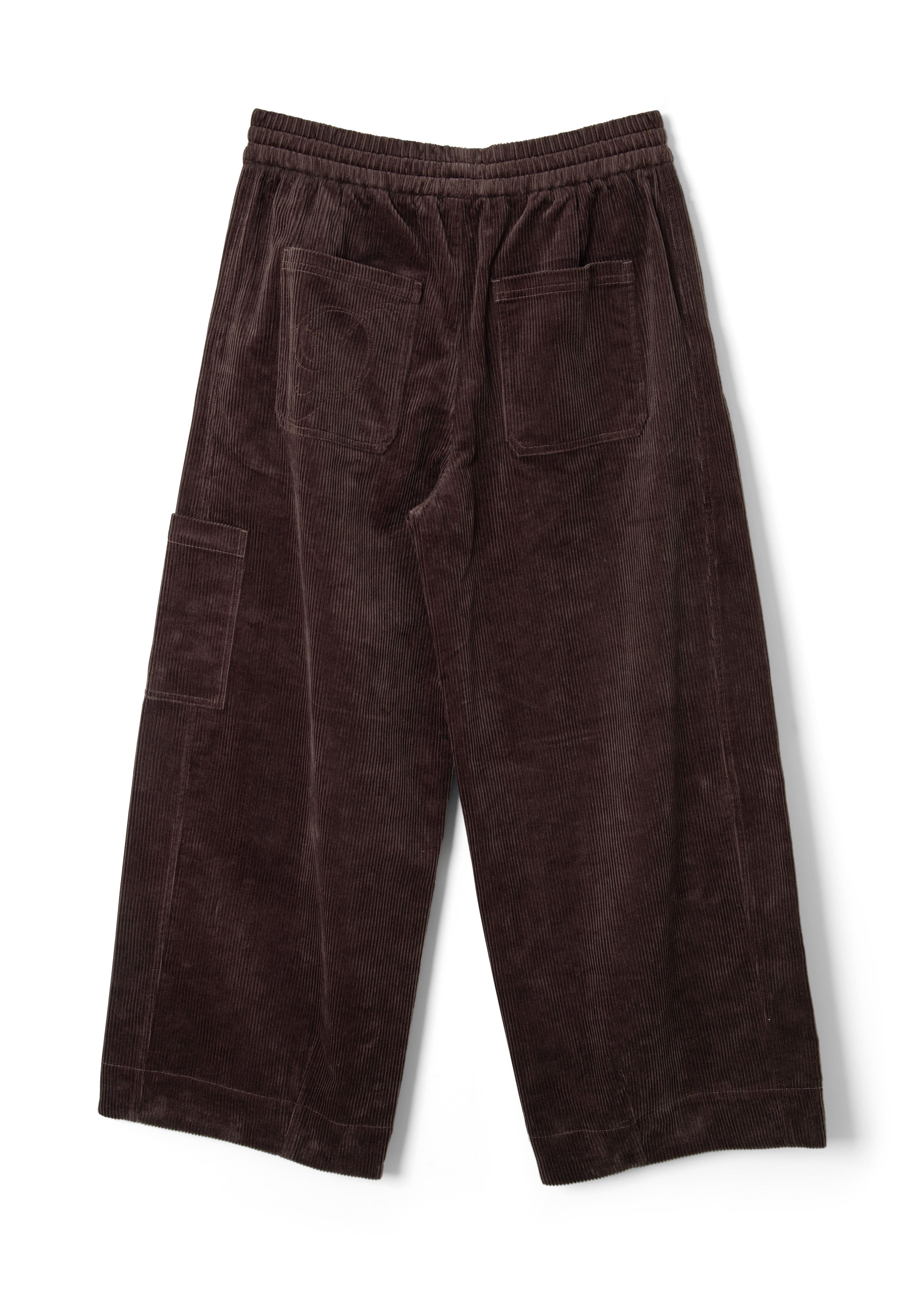Damson Madder Felix Cord Trousers - Chocolate