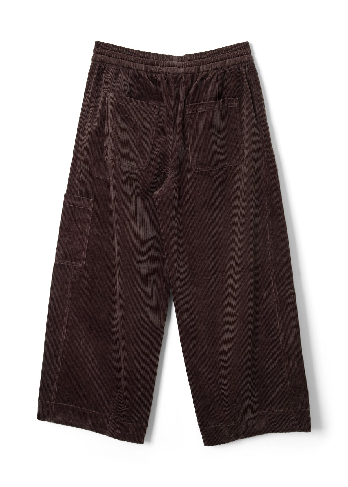 Damson Madder Felix Cord Trousers - Chocolate