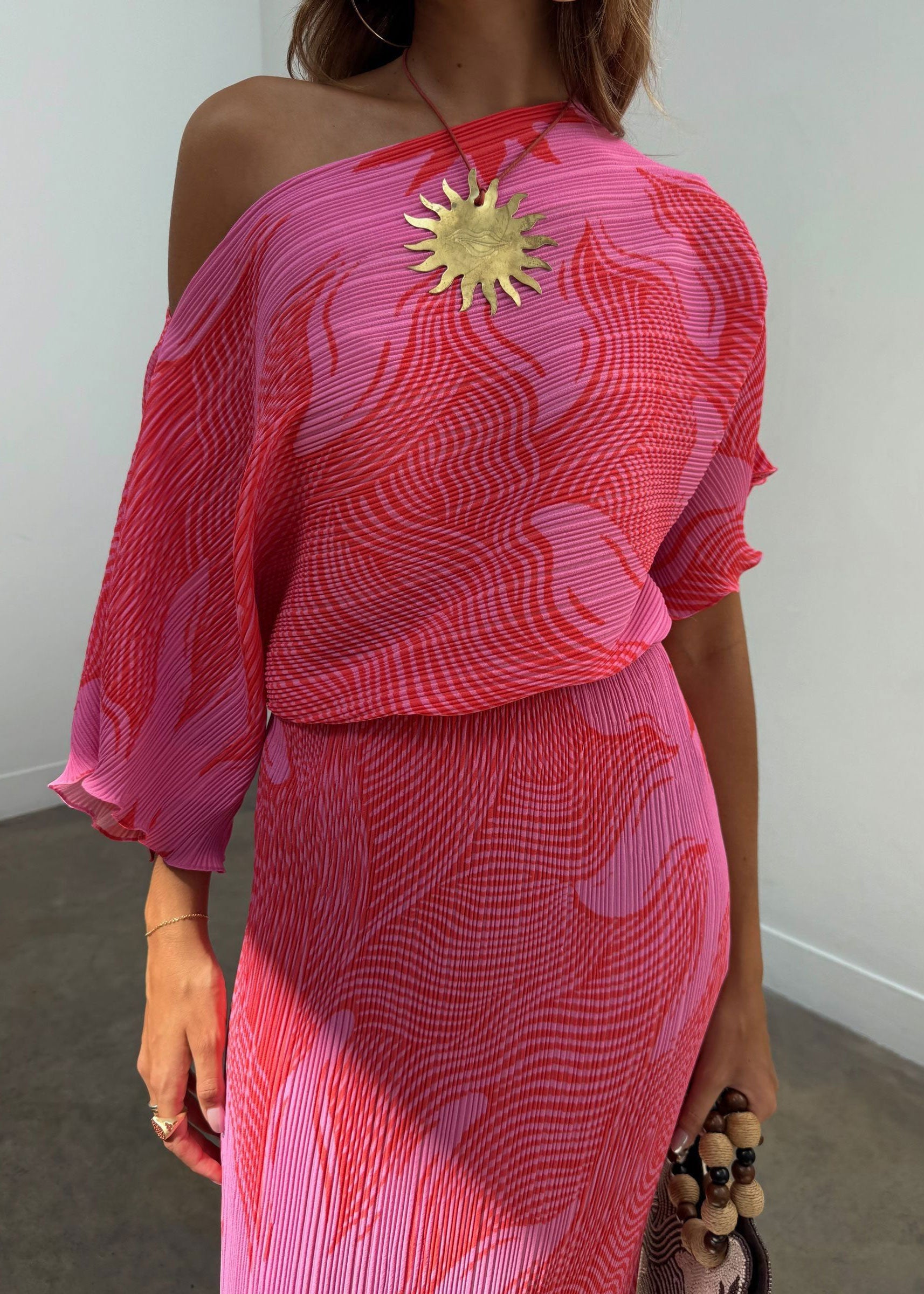 Never Fully Dressed Pink Soleil Tilly Dress