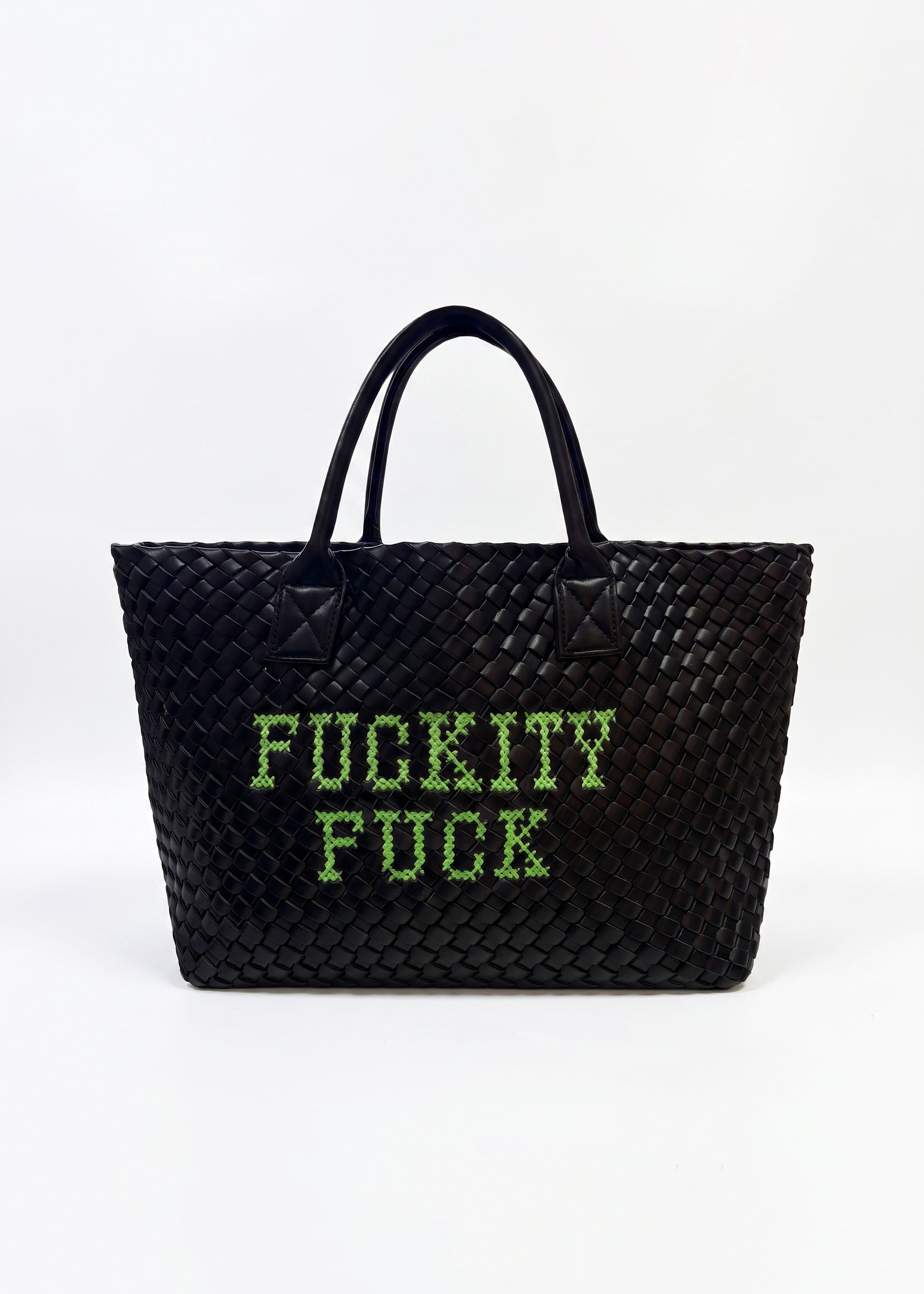 Lilly Loves F*CKITY F*CK Woven Handbag