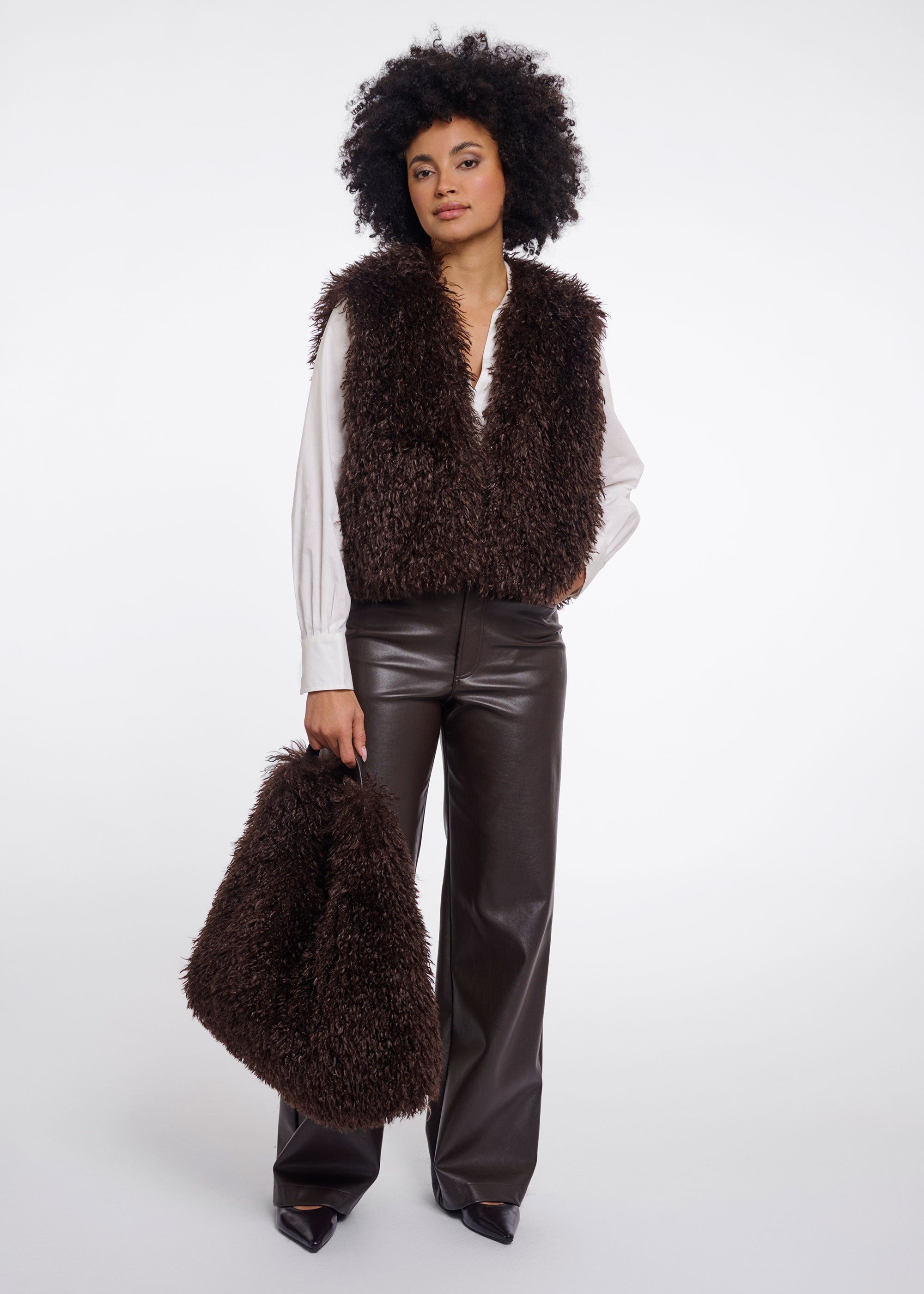 Rino & Pelle Gusta Shoulderbag - Coffee Roast