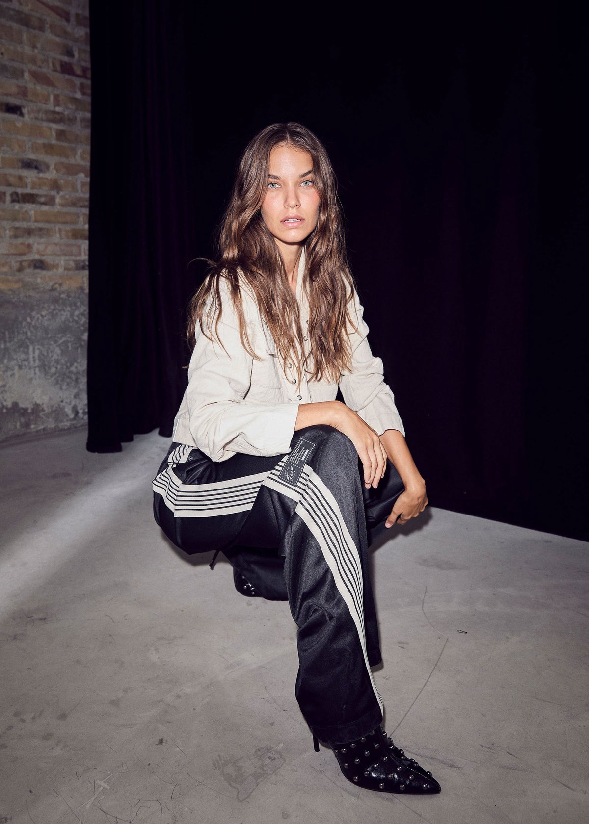 Haute L’amitié Baggy Track Pants - Black