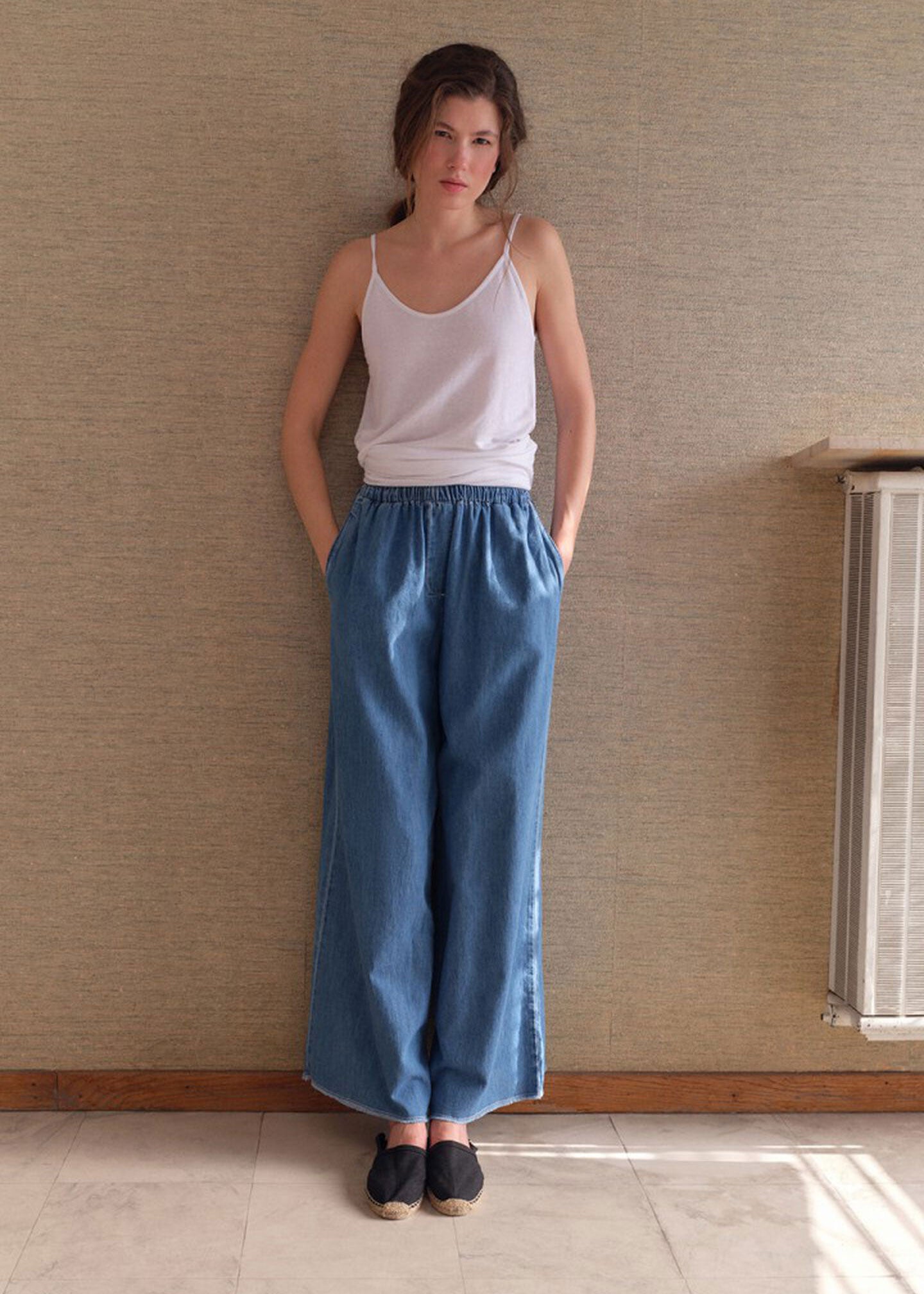 American Vintage Izeway Trousers - Medium Blue