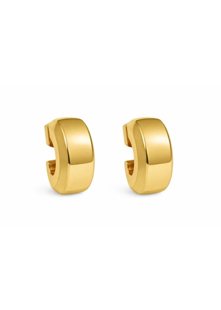 Talis Chains Everyday Chunky Hoops - Gold