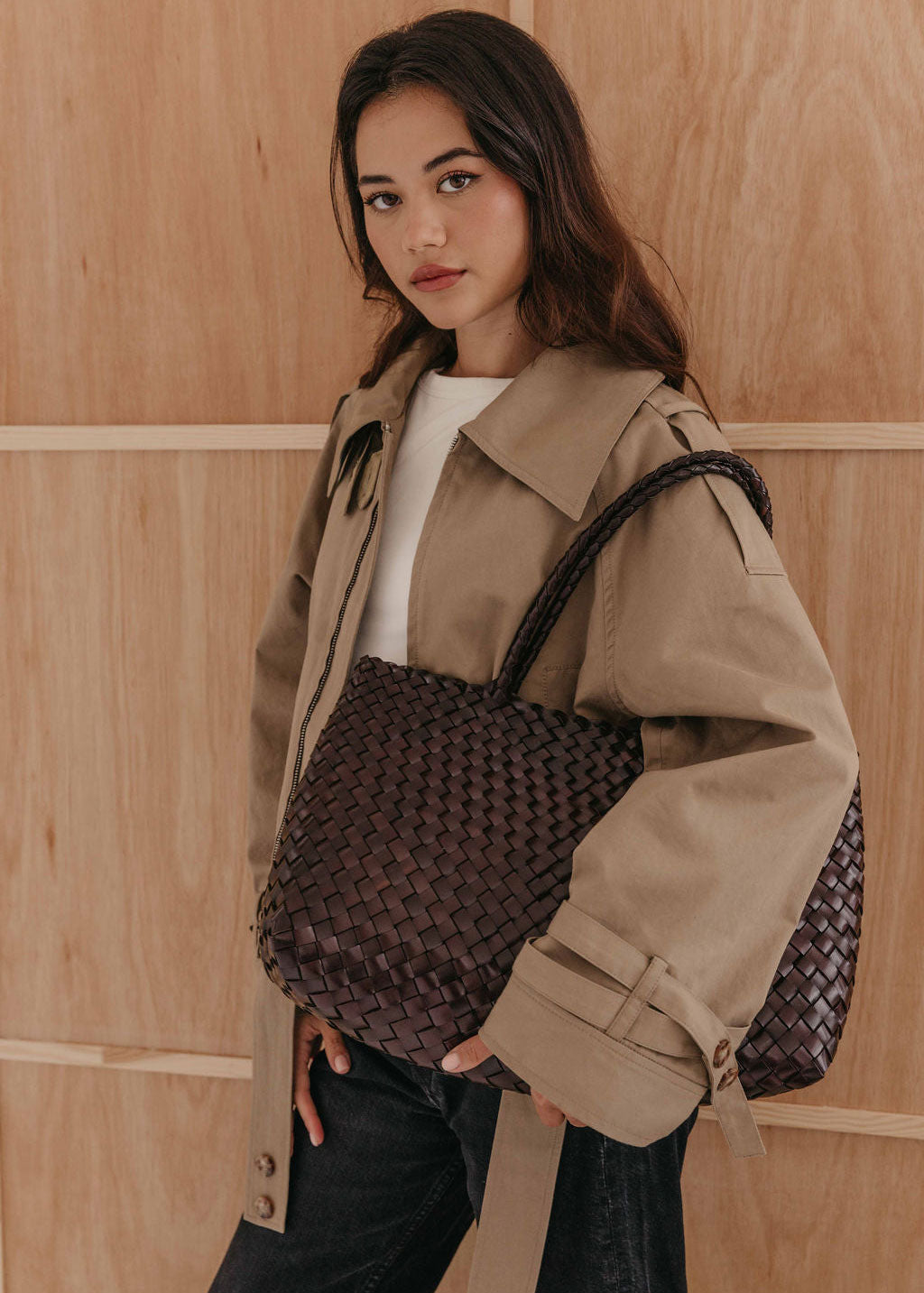 Ellyla Isla Shoulder Bag - Espresso