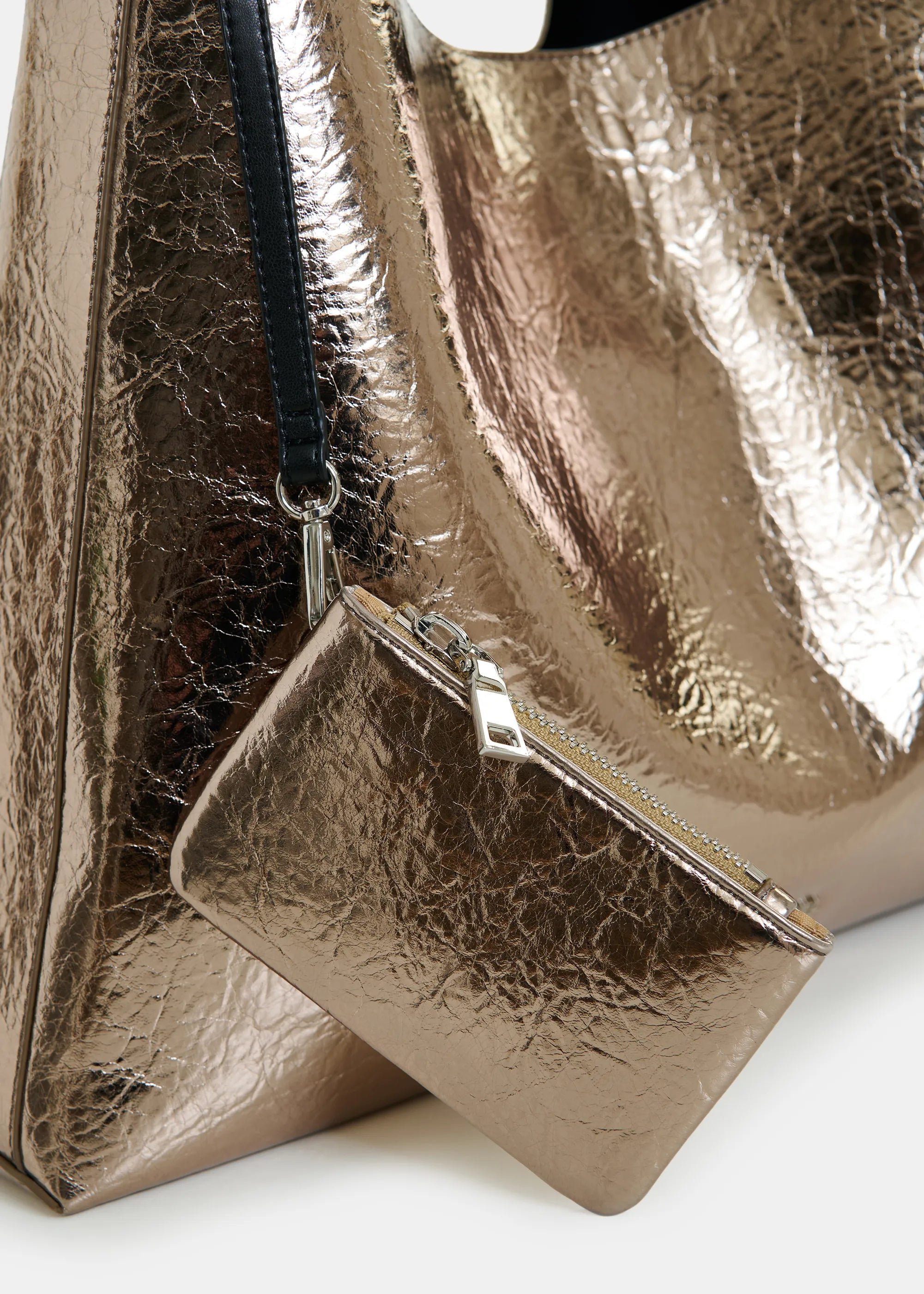 Essentiel Antwerp Jatalia Shopper Bag - Gold