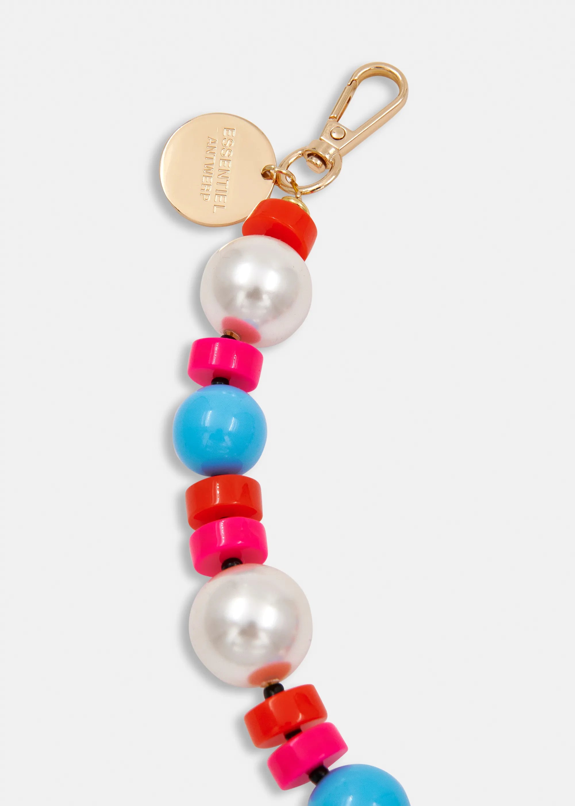 Essentiel Antwerp Jekko Bag Chain Necklace - Blue Pink