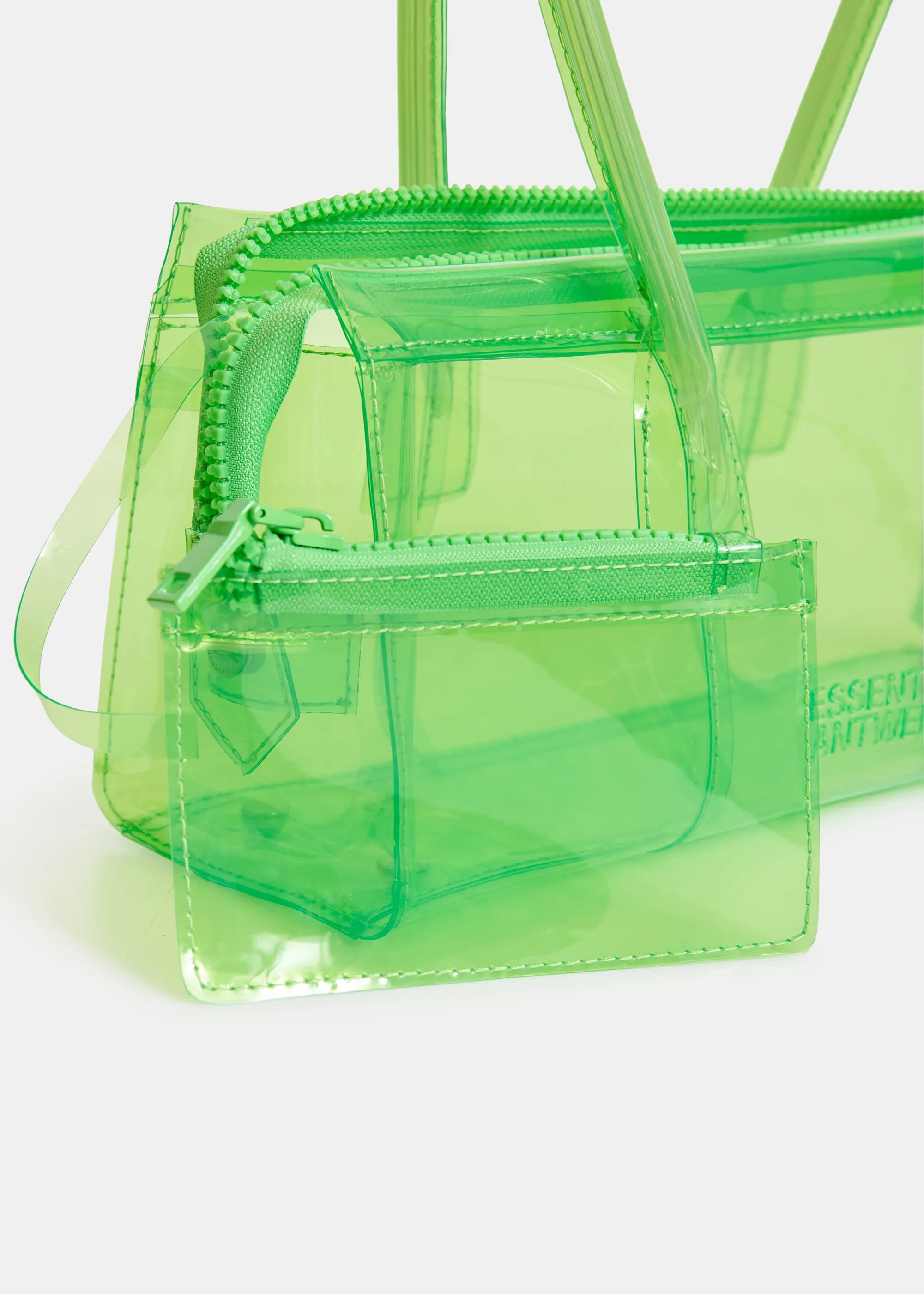 Essentiel Antwerp Joway Clear Bag - Green