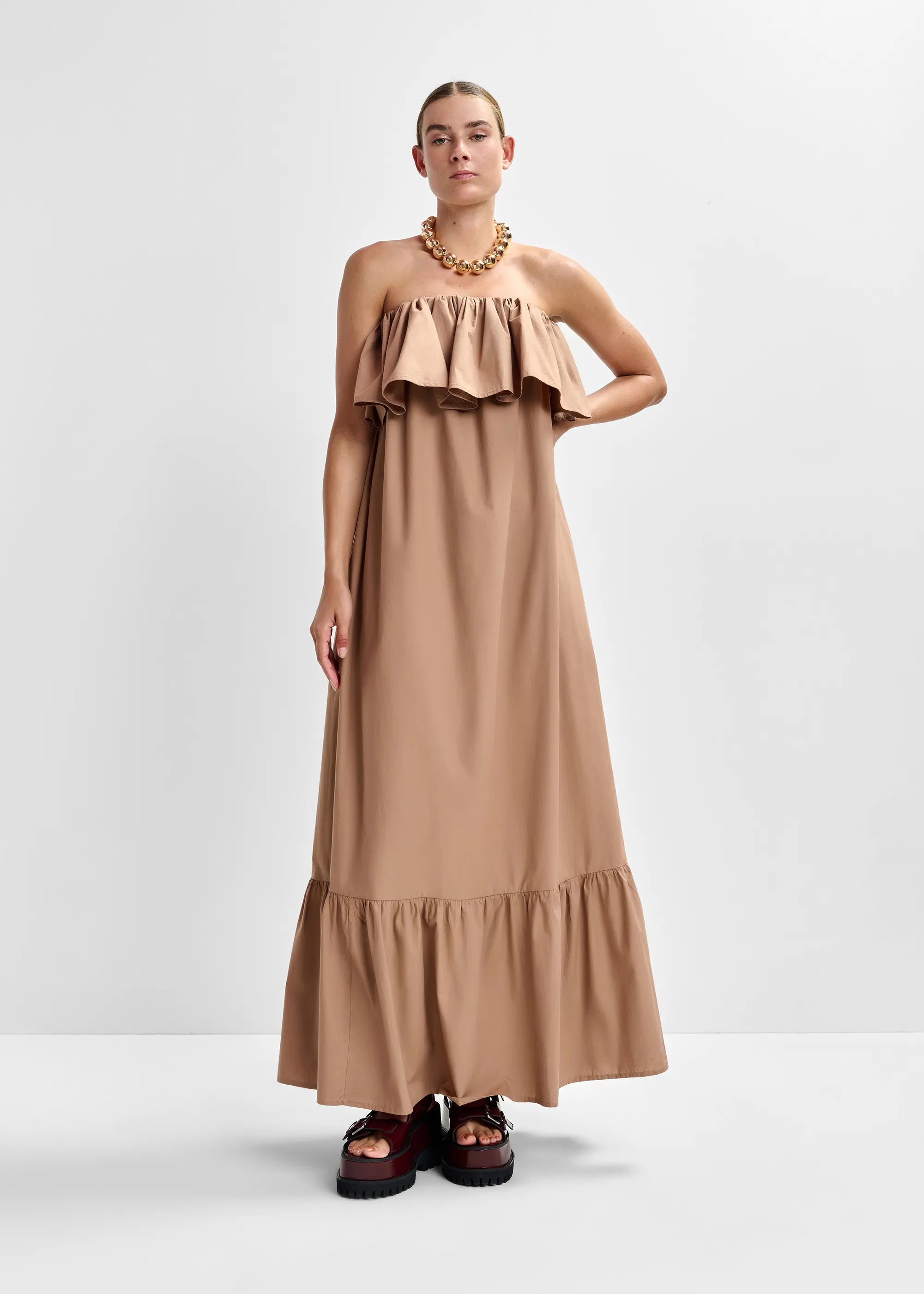 Essentiel Antwerp Joyce Dress - Brown