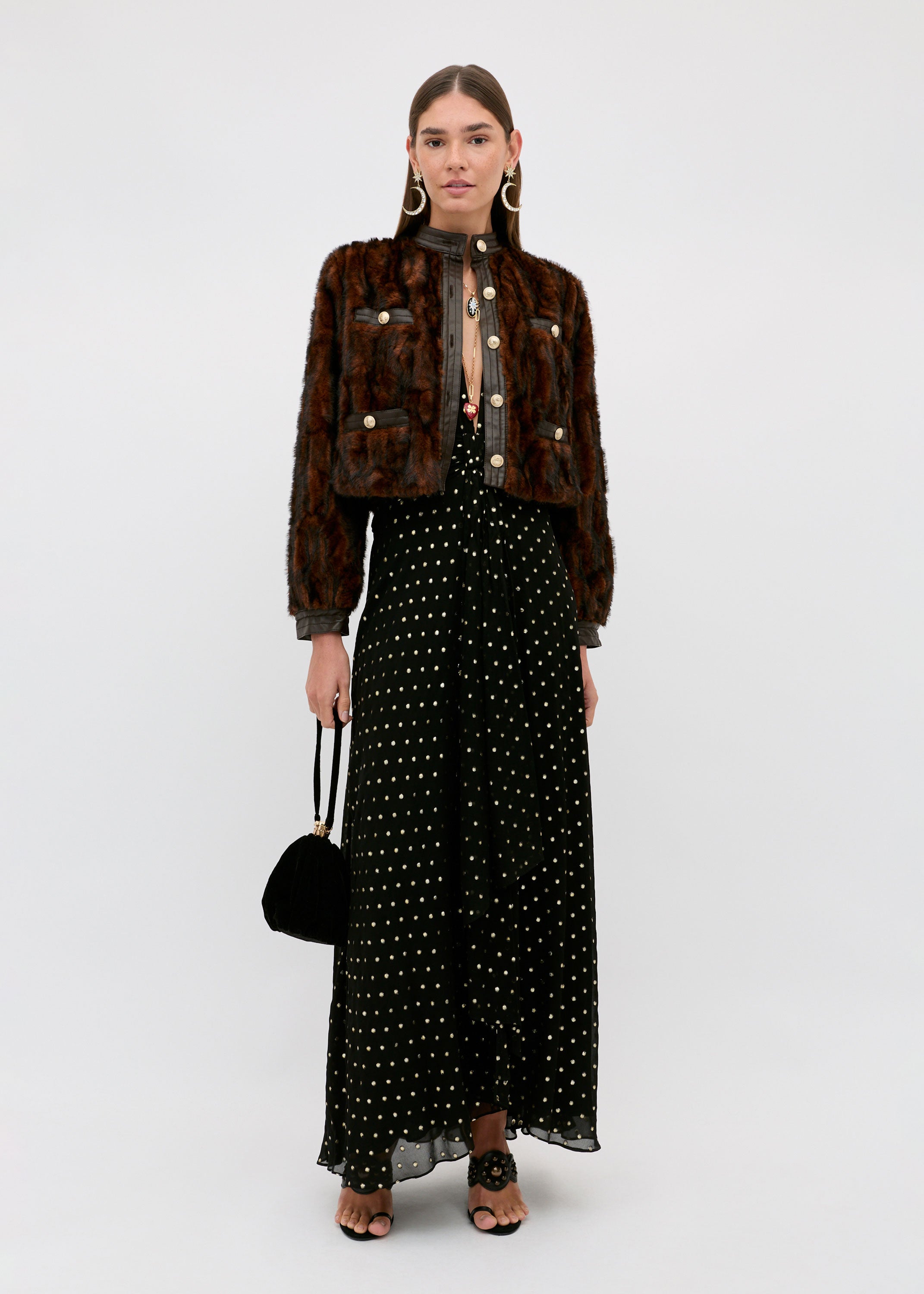 Rixo Jina Jacket - Brown