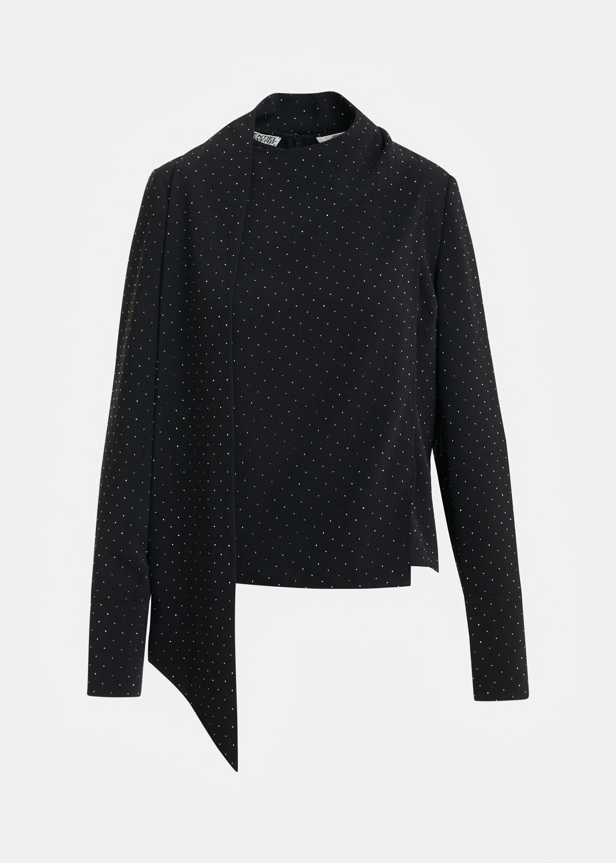Essentiel Antwerp Kalamchoe Draped Top - Black