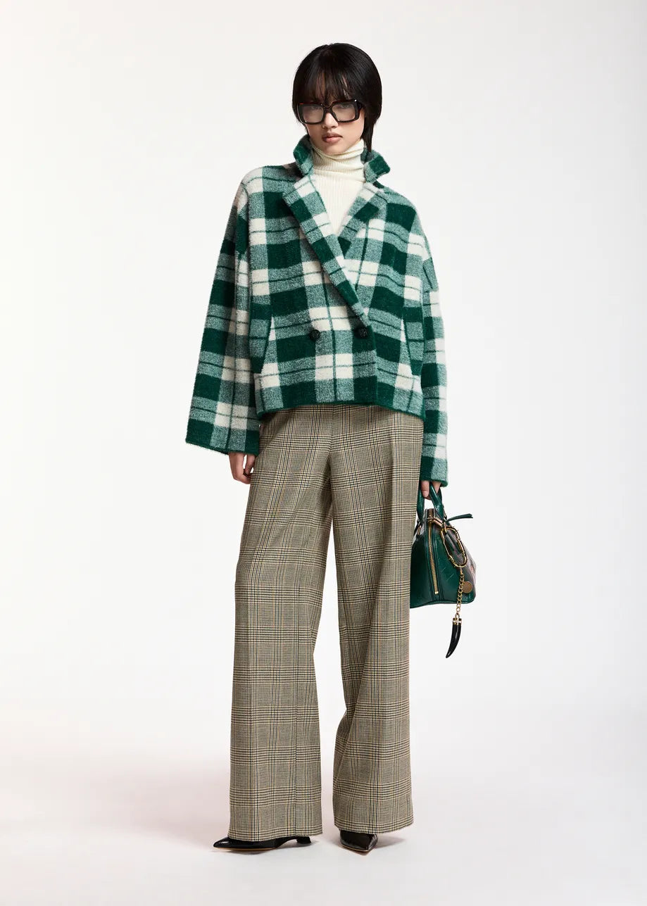 Essentiel Antwerp Karreau Cardigan - Green