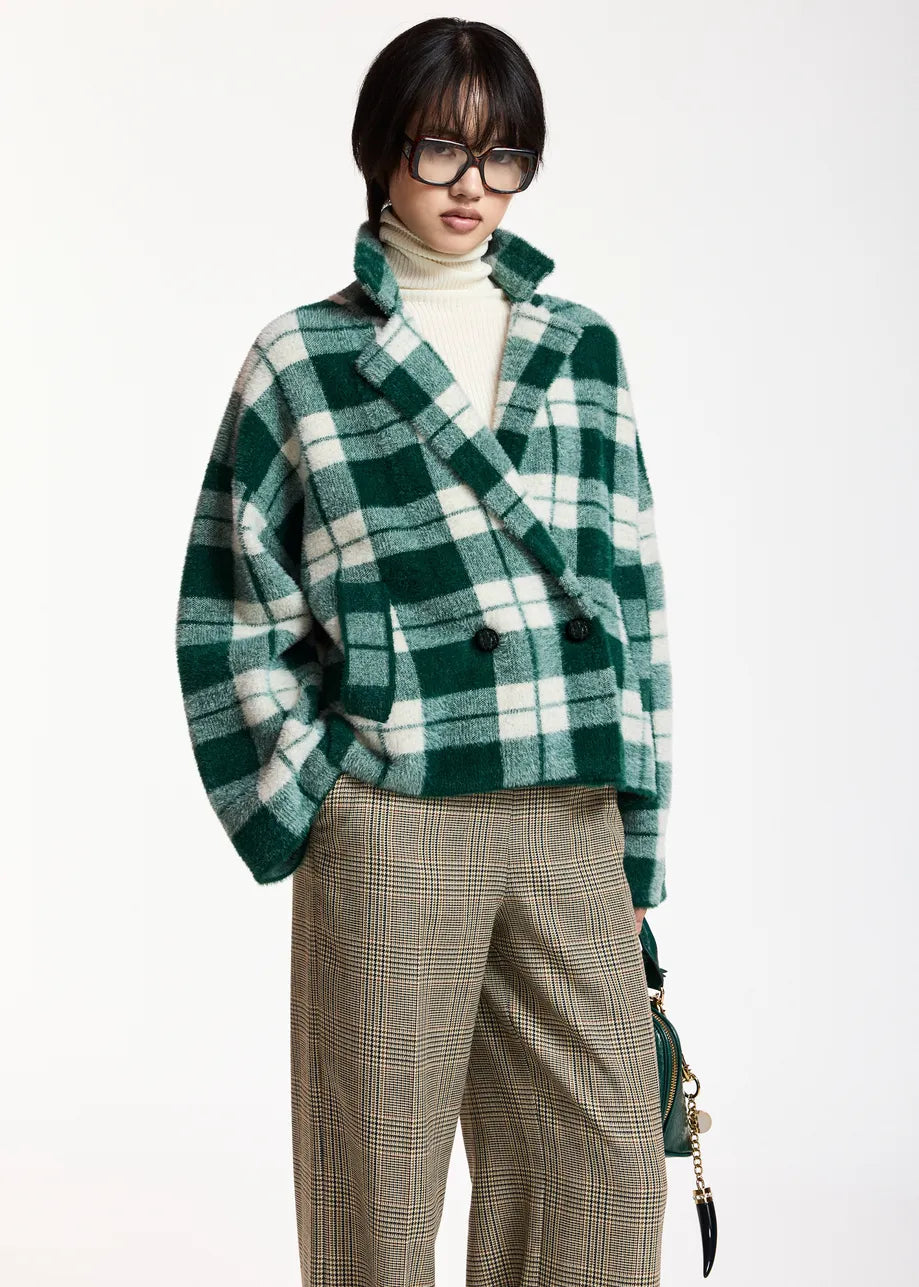 Essentiel Antwerp Karreau Cardigan - Green
