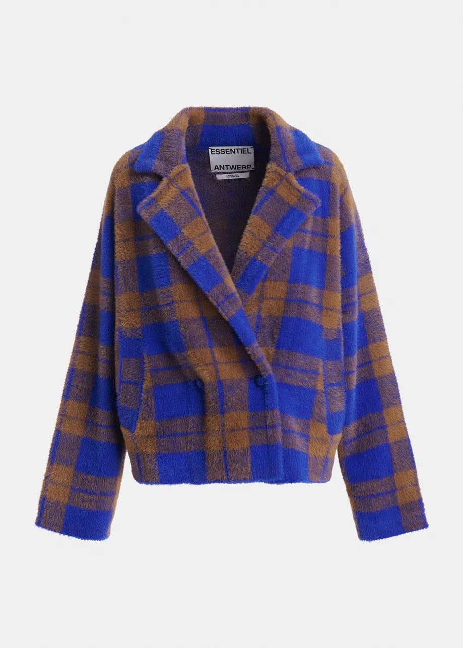 Essentiel Antwerp Karreau Cardigan - Blue