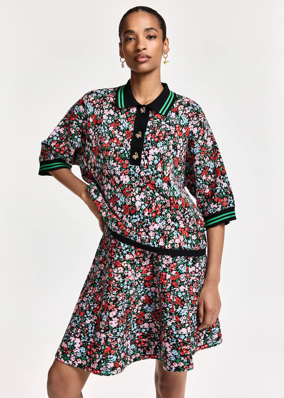 Essentiel Antwerp Kartos Floral Print Polo