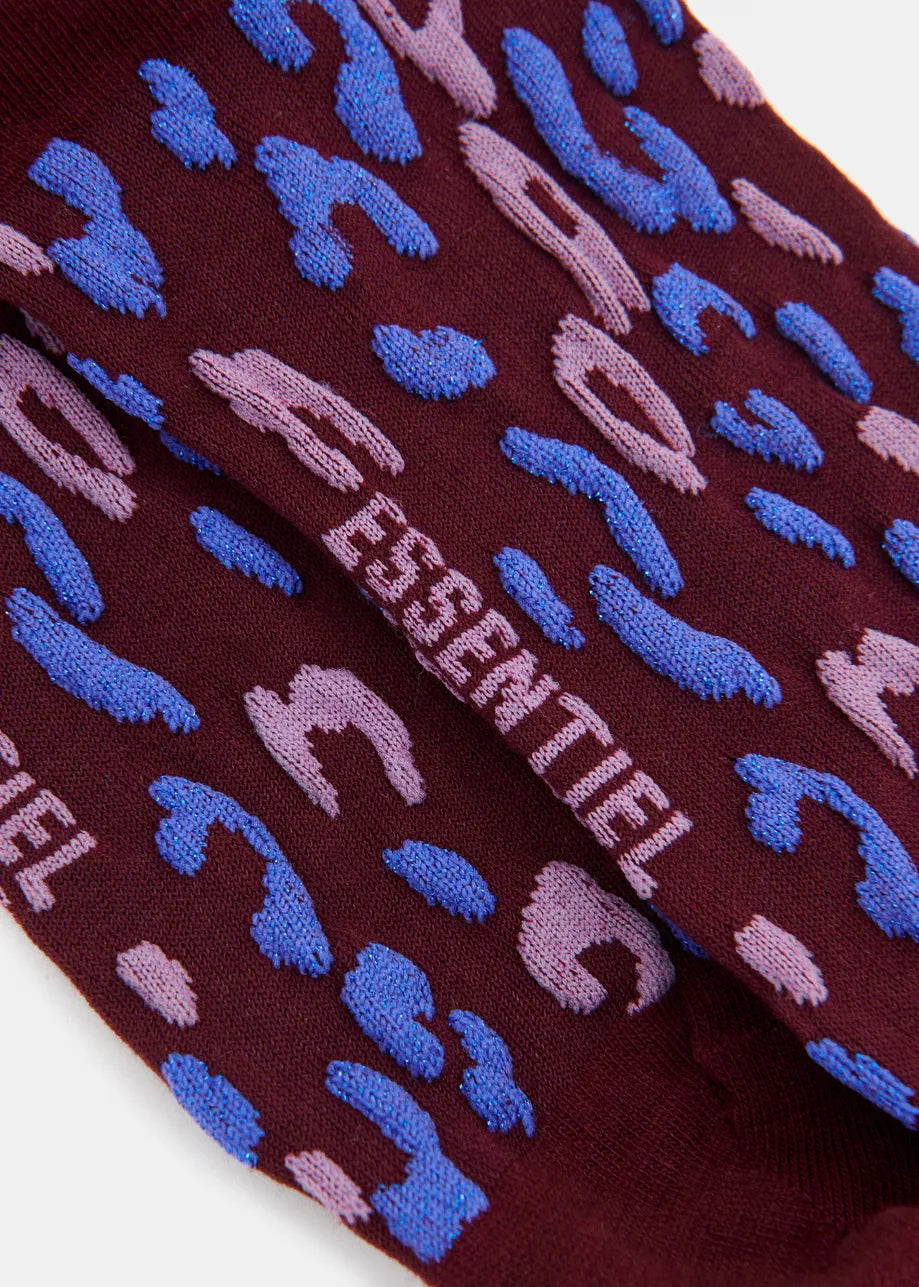 Essentiel Antwerp Karty Leopard Socks