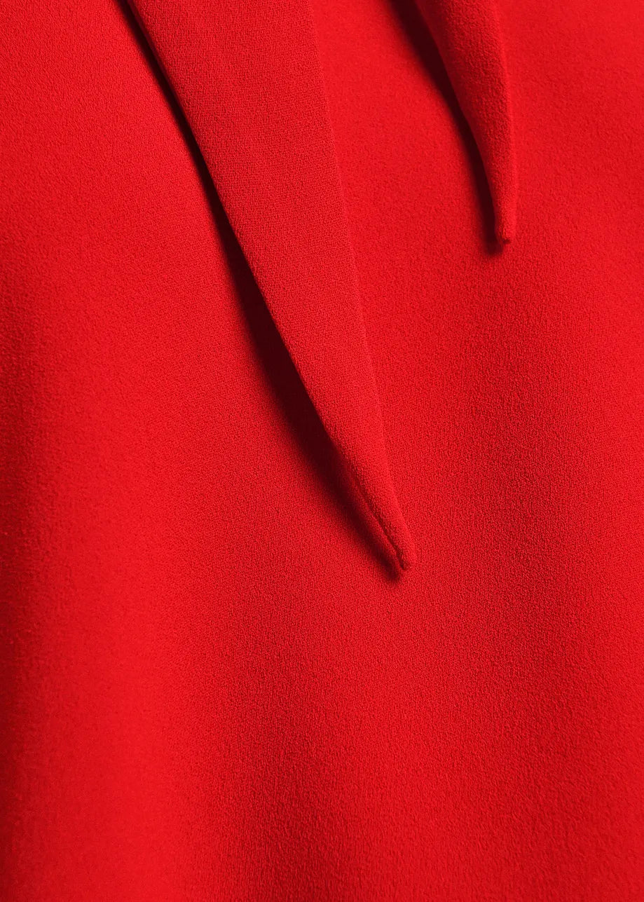 Essentiel Antwerp Kassie Collar Top - Red