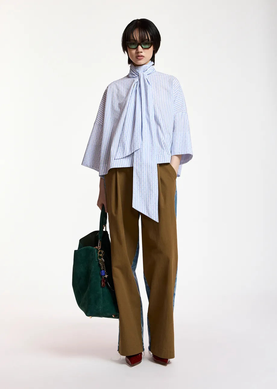 Essentiel Antwerp Kefir Pussy-Bow Top