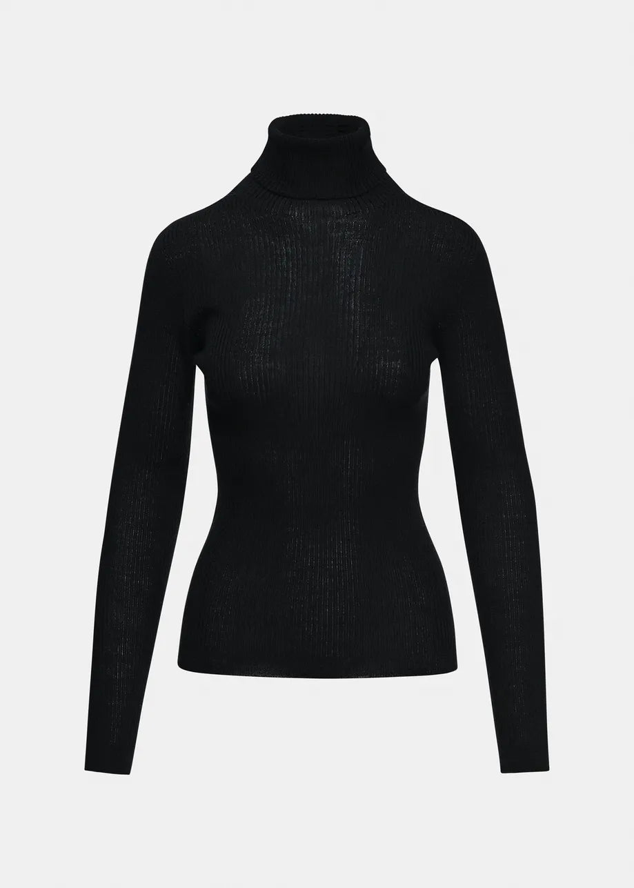 Essentiel Antwerp Kelmuse2 Turtleneck Sweater - Black