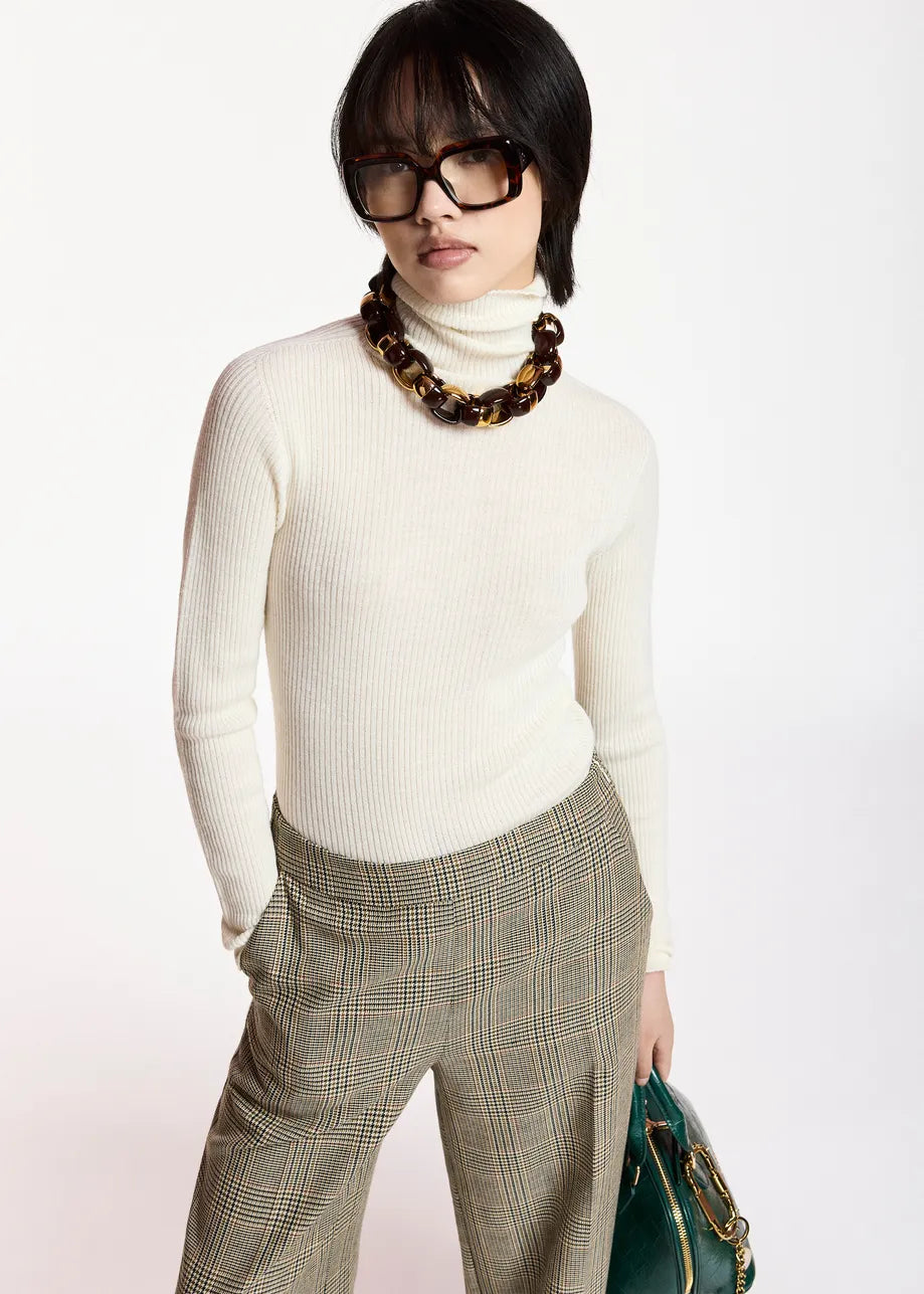 Essentiel Antwerp Kelmuse2 Turtleneck Sweater - Off-White