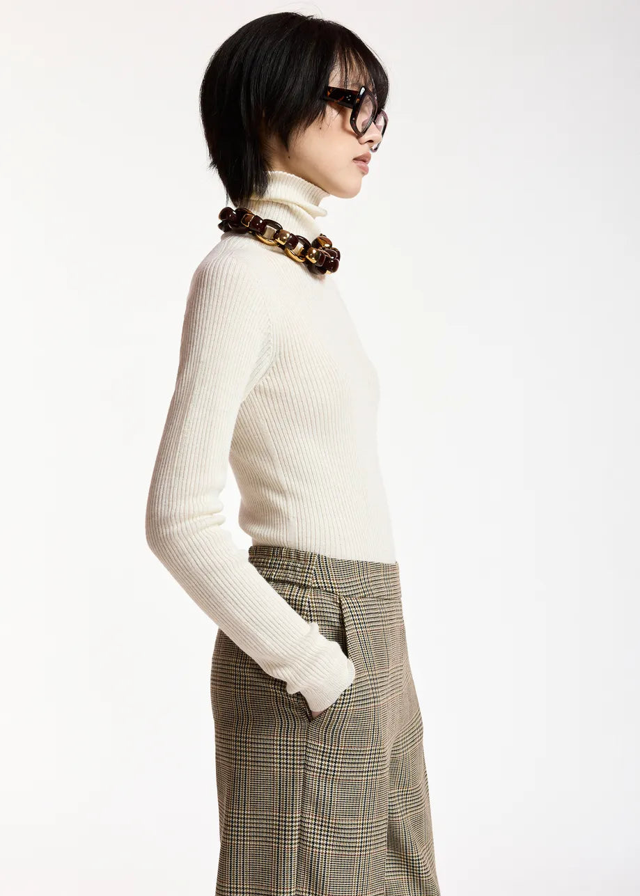 Essentiel Antwerp Kelmuse2 Turtleneck Sweater - Off-White