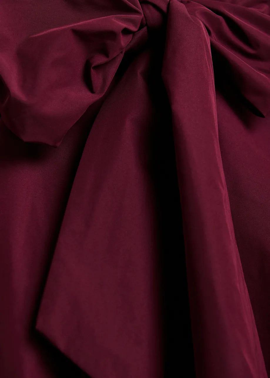 Essentiel Antwerp Khai Mini Dress - Burgundy
