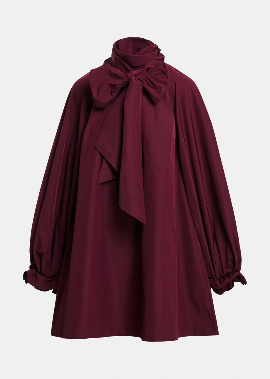 Essentiel Antwerp Khai Mini Dress - Burgundy