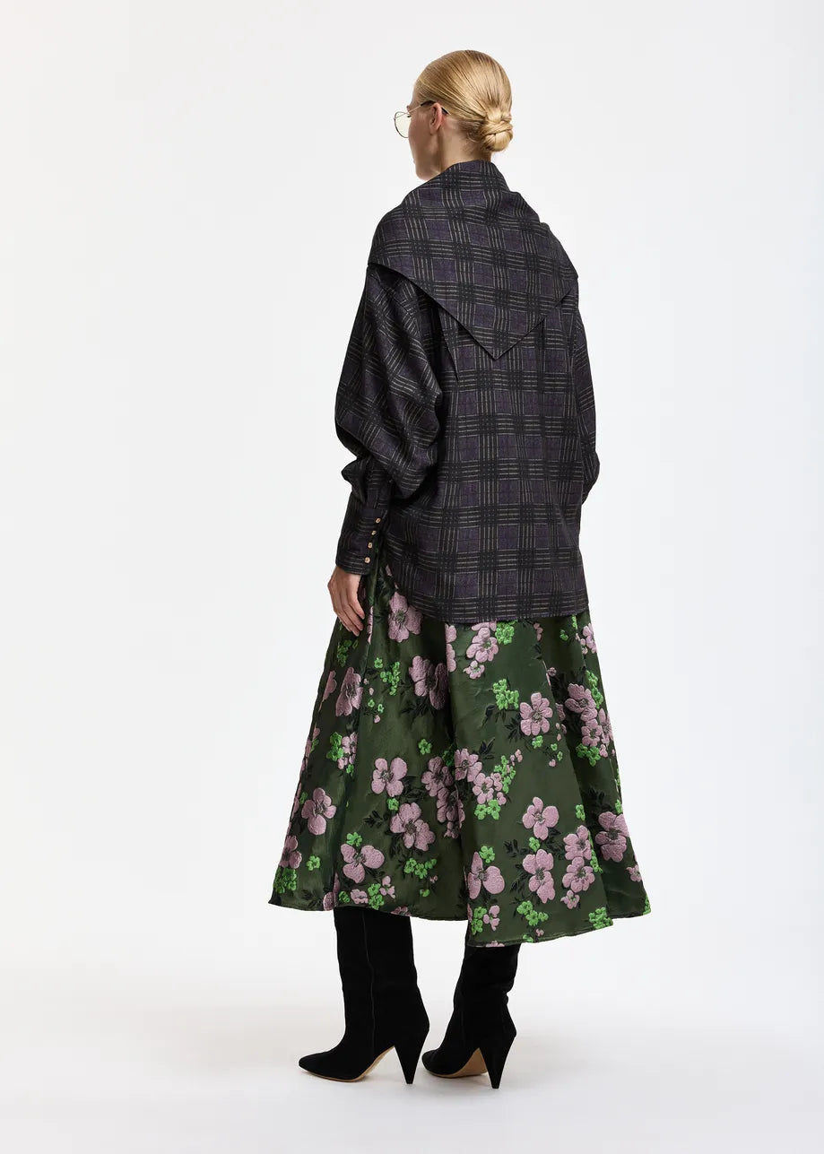Essentiel Antwerp Kiss Checked Shirt with Scarf
