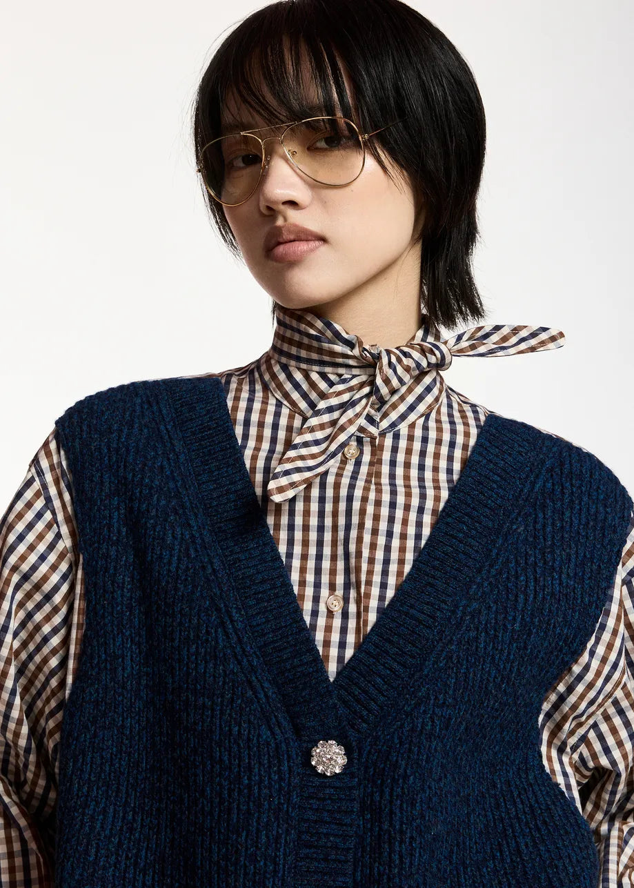 Essentiel Antwerp Kute Layered Vest Shirt