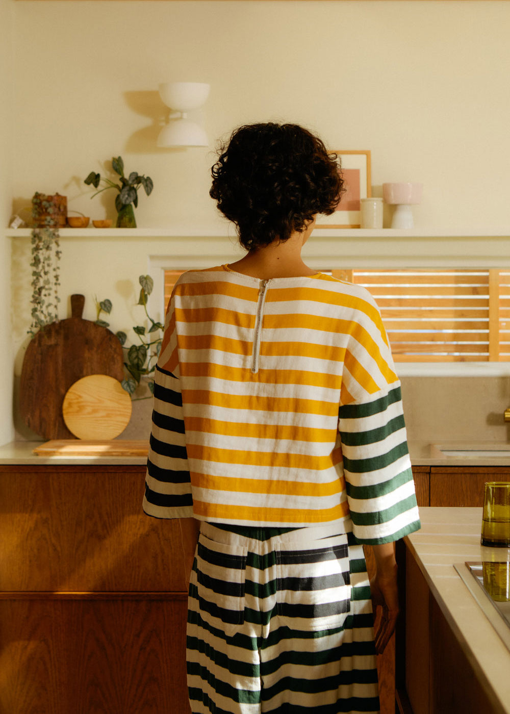 L.F.Markey Mason Trousers - Patchwork Stripe