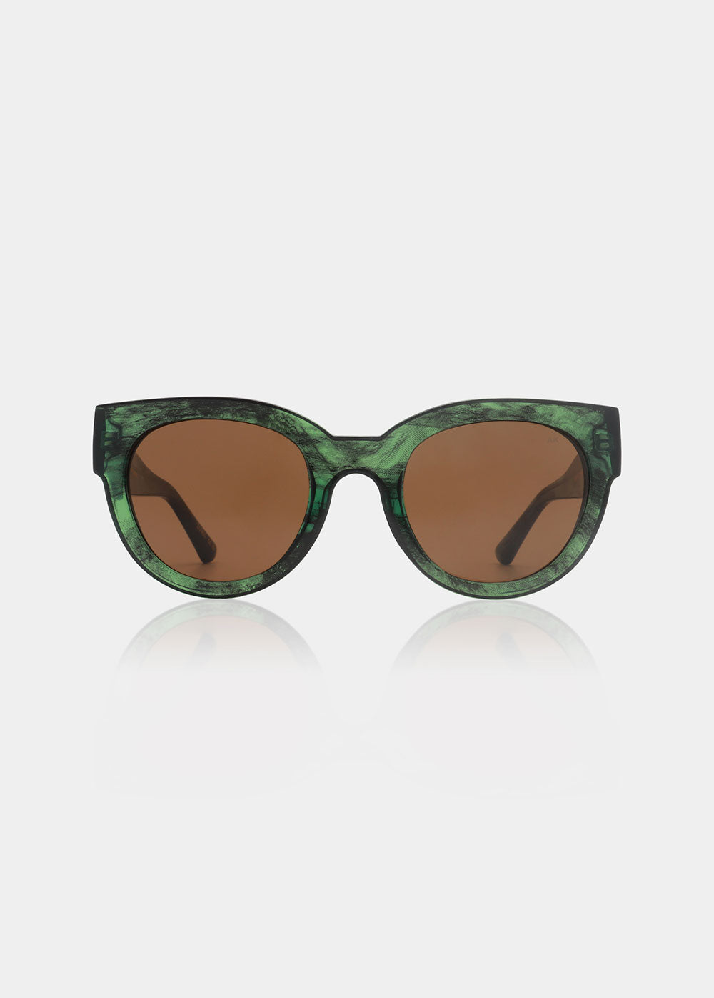 A. Kjaerbede Lilly Sunglasses - Green Marble