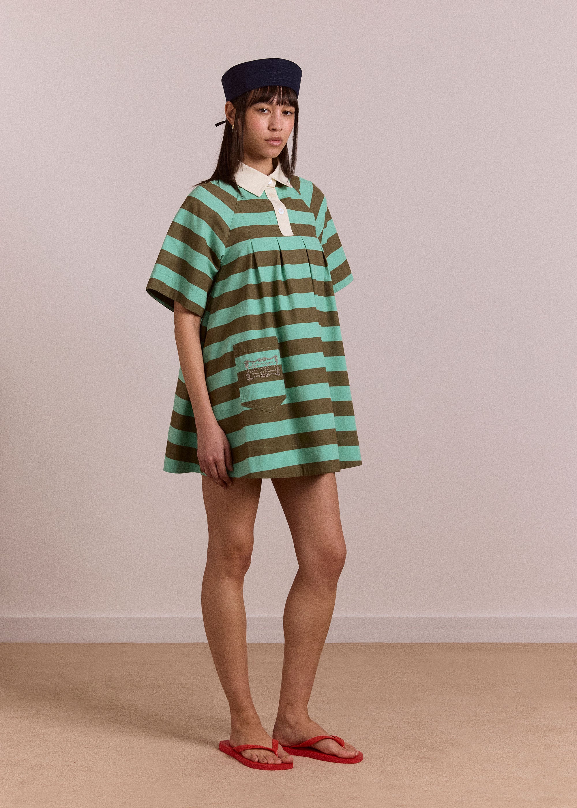 Damson Madder Maggie Mini Polo Dress