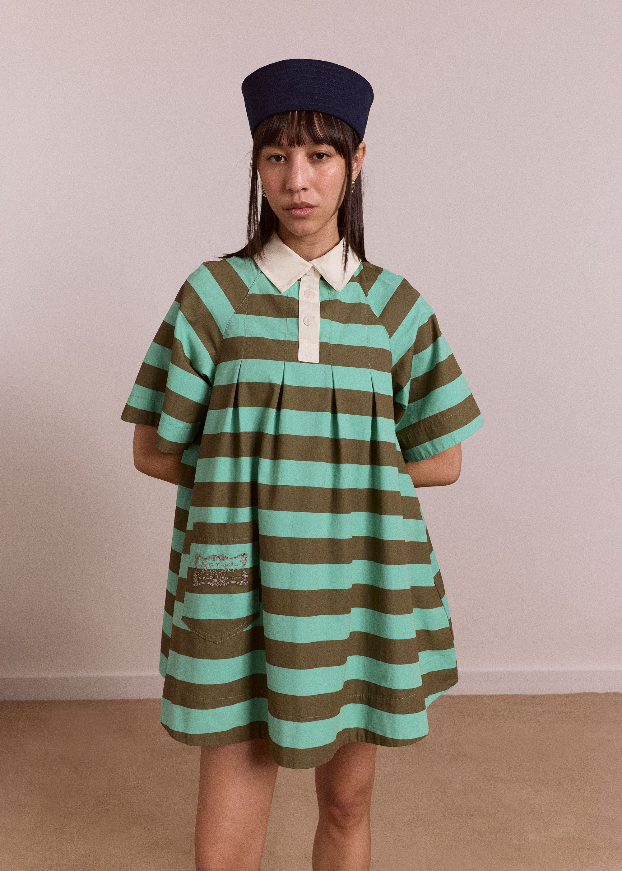 Damson Madder Maggie Mini Polo Dress