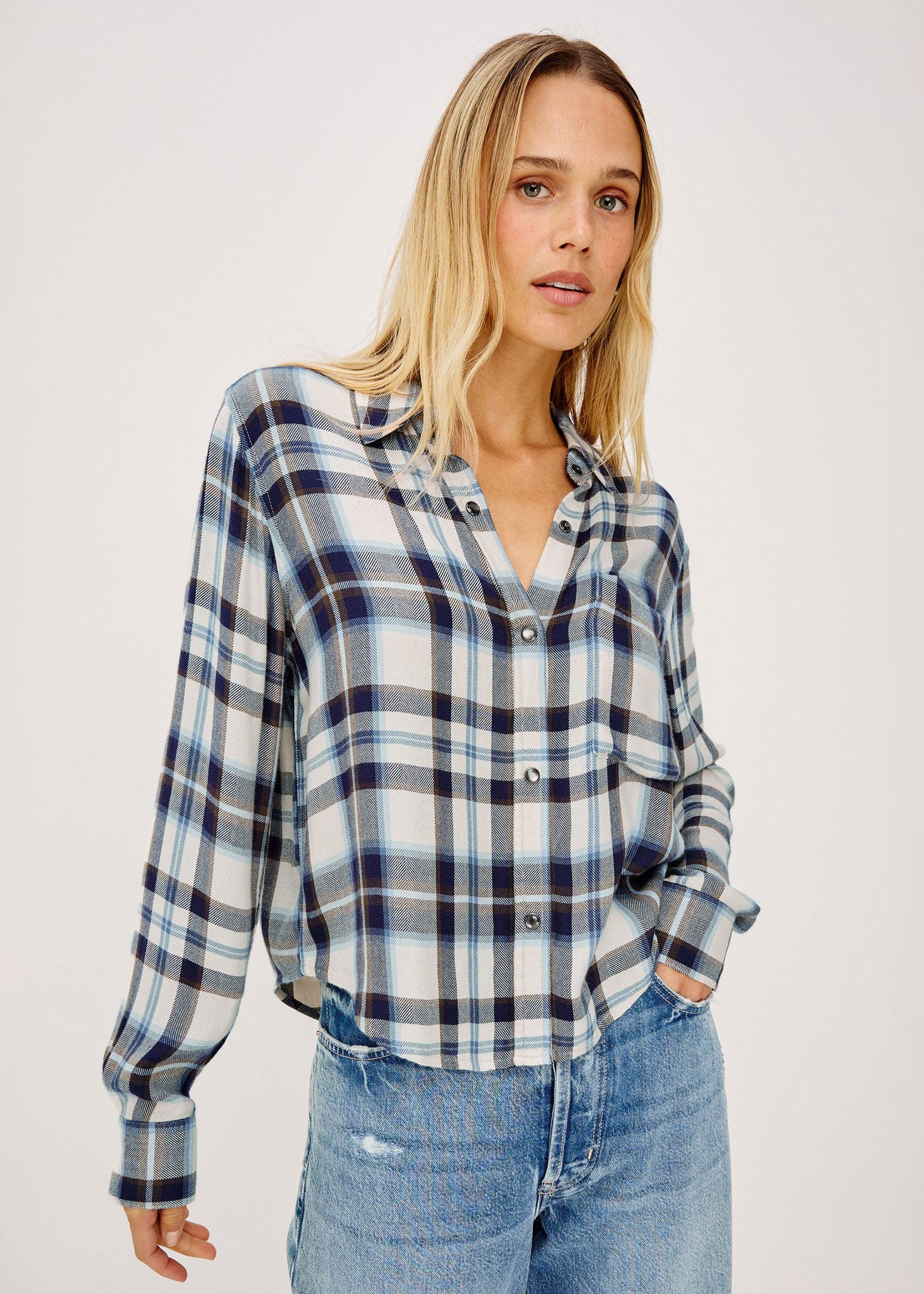 Rails Malin Shirt - Ecru Midnight