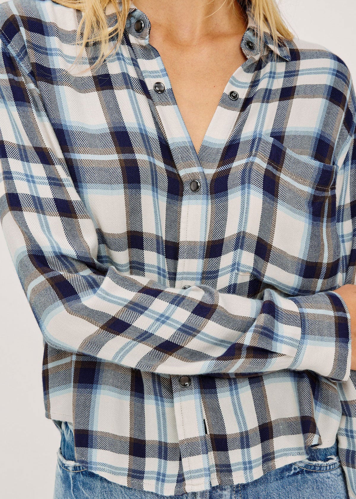 Rails Malin Shirt - Ecru Midnight