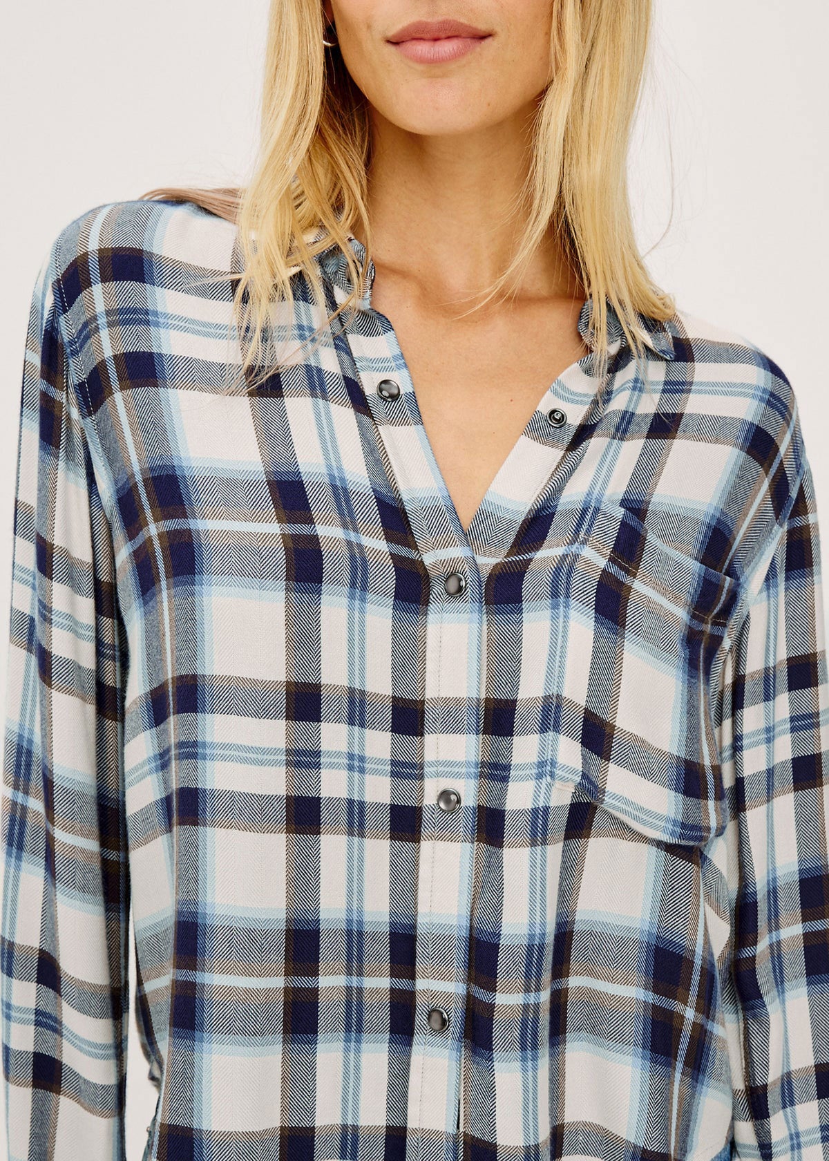 Rails Malin Shirt - Ecru Midnight