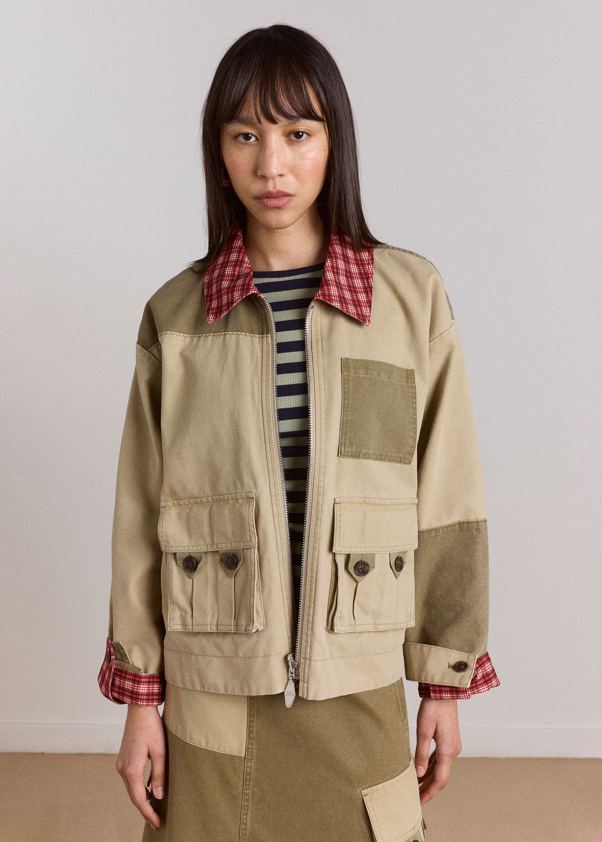 Damson Madder Marcelle Reversible Barn Jacket