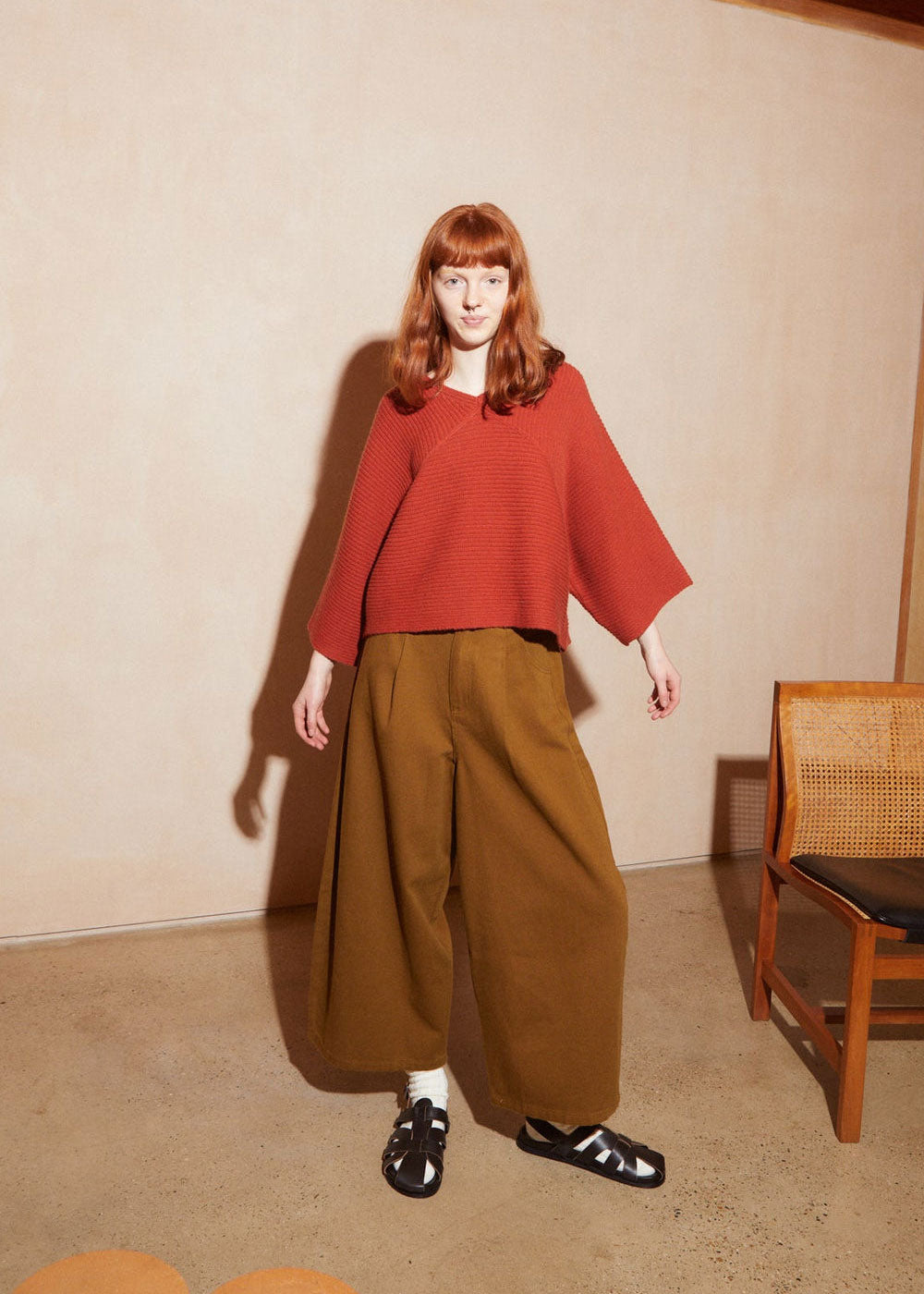 L.F.Markey Mason Trousers - Tobacco