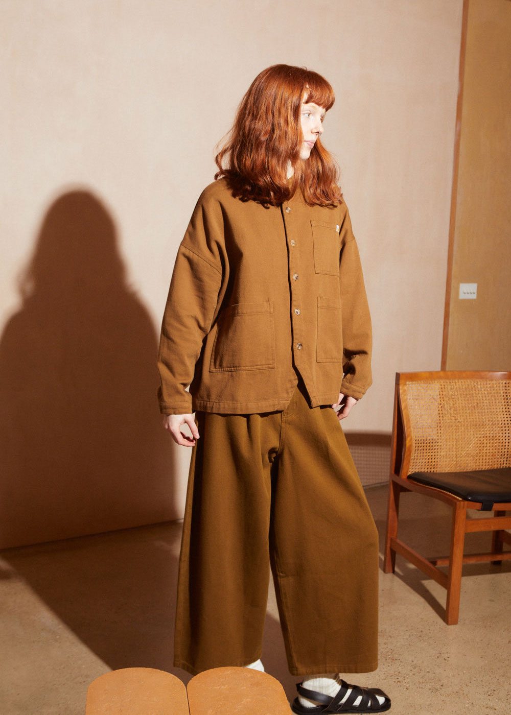 L.F.Markey Mason Trousers - Tobacco