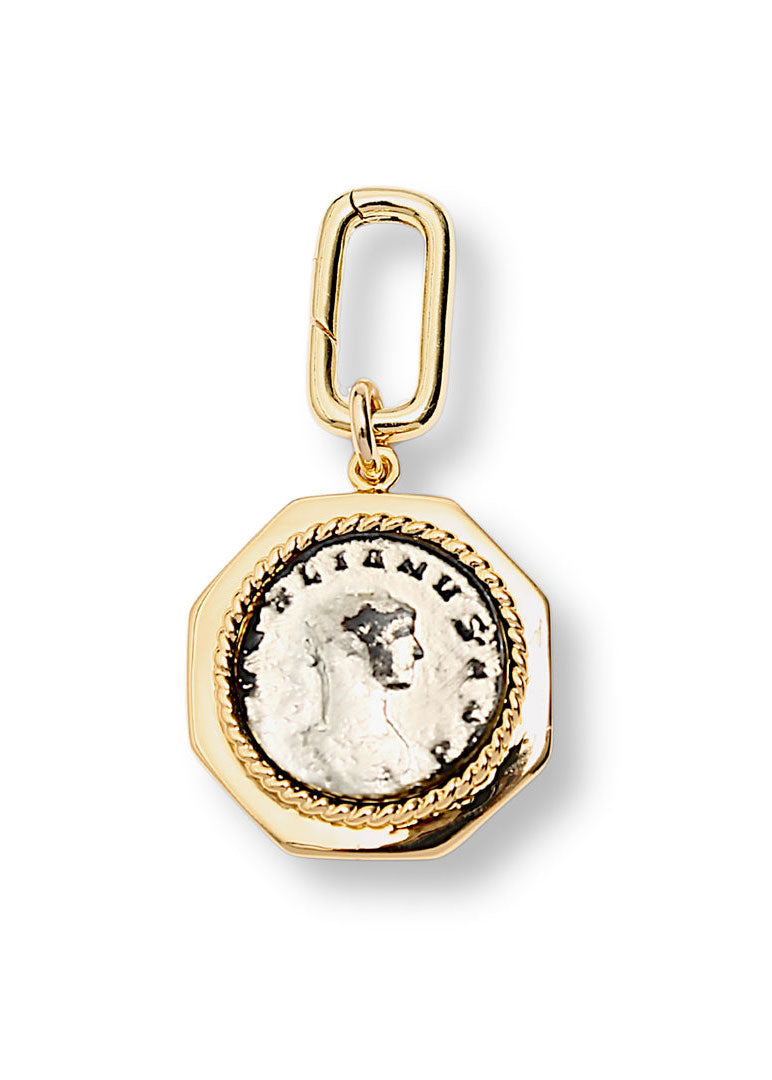 By Alona Kiera 20" Necklace & Apollo Pendant - Gold/Silver