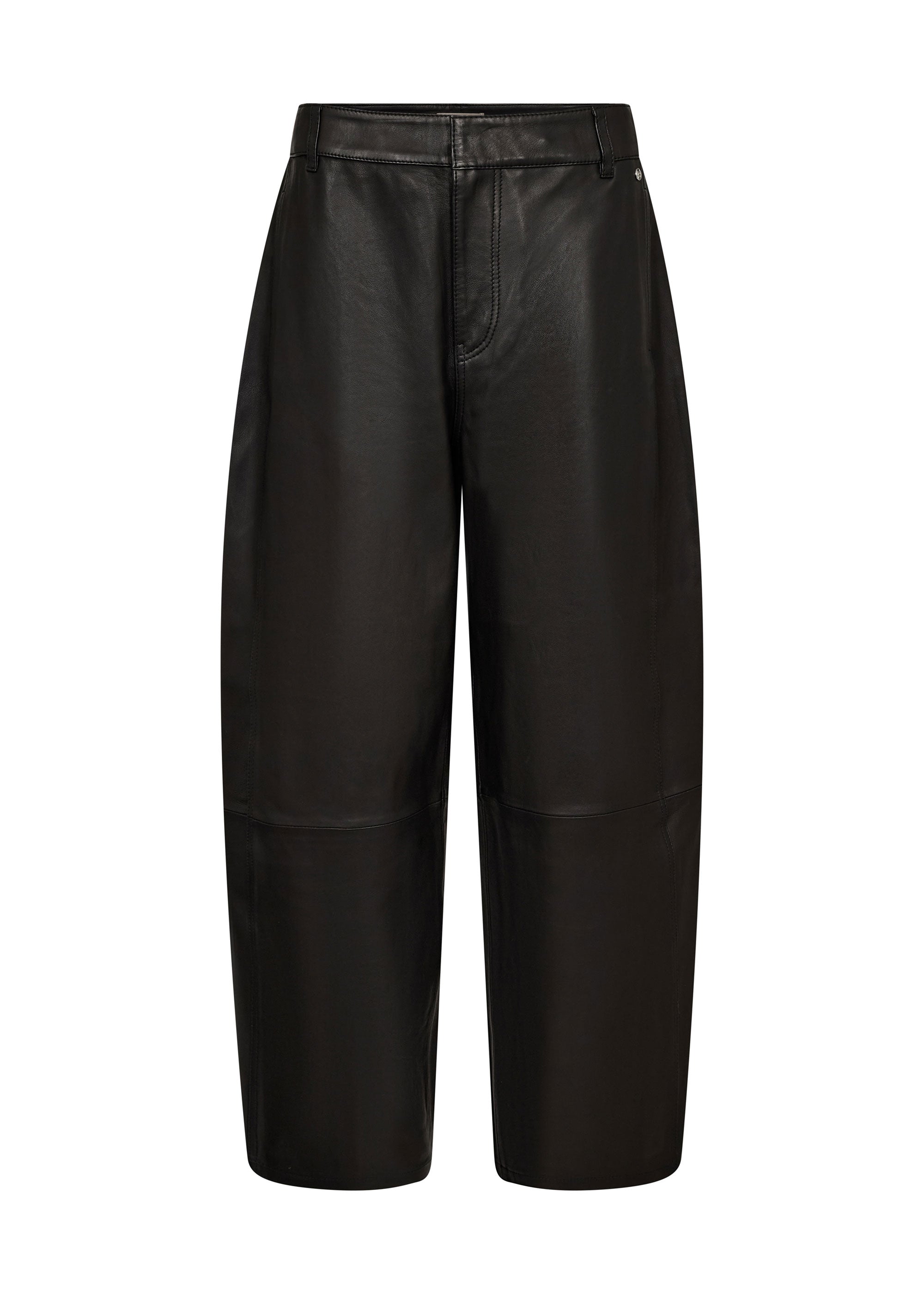 MOS MOSH MMBarrel Leather Trousers