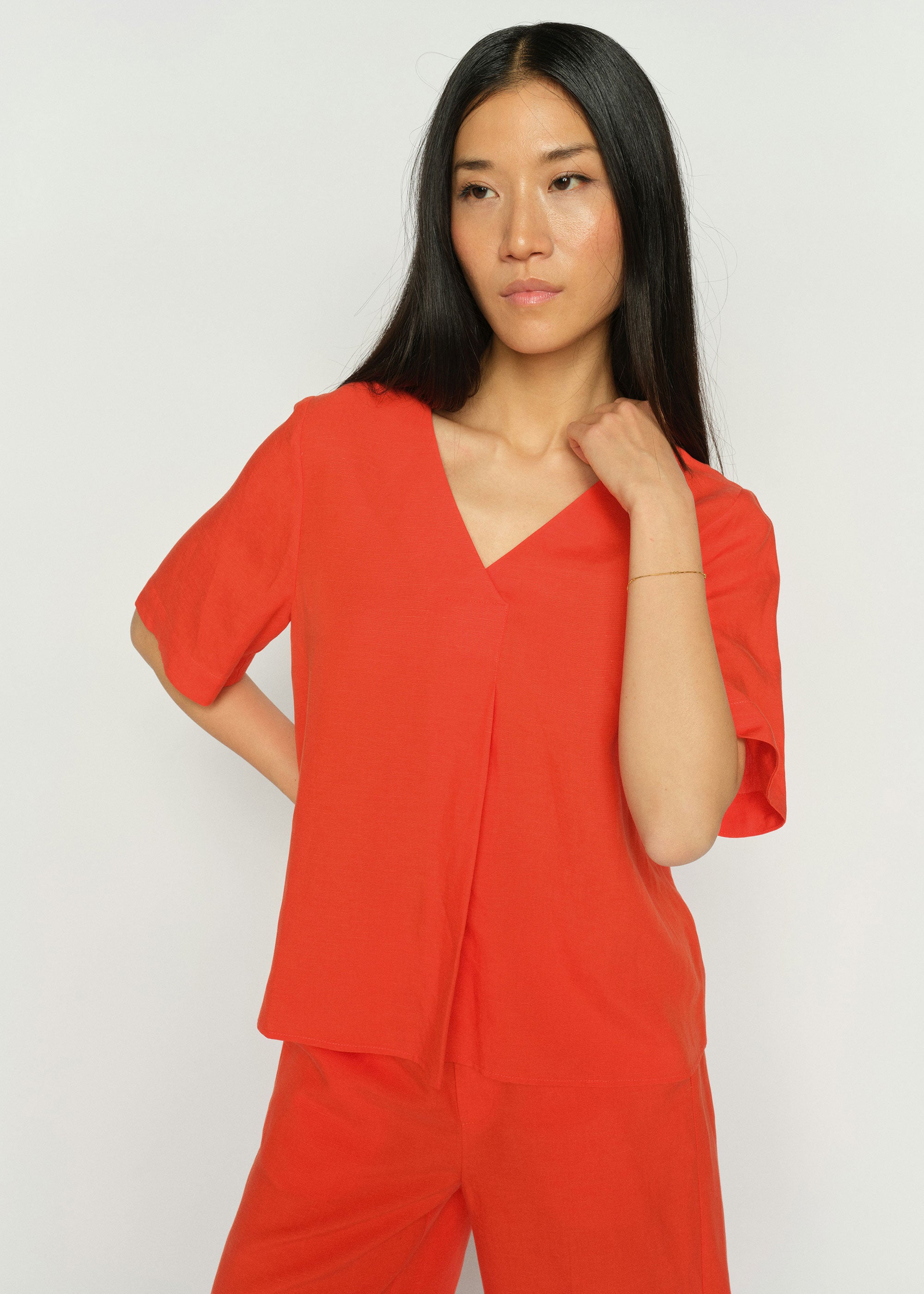 MOS MOSH MMRaina Alexis Blouse - Spicy Orange